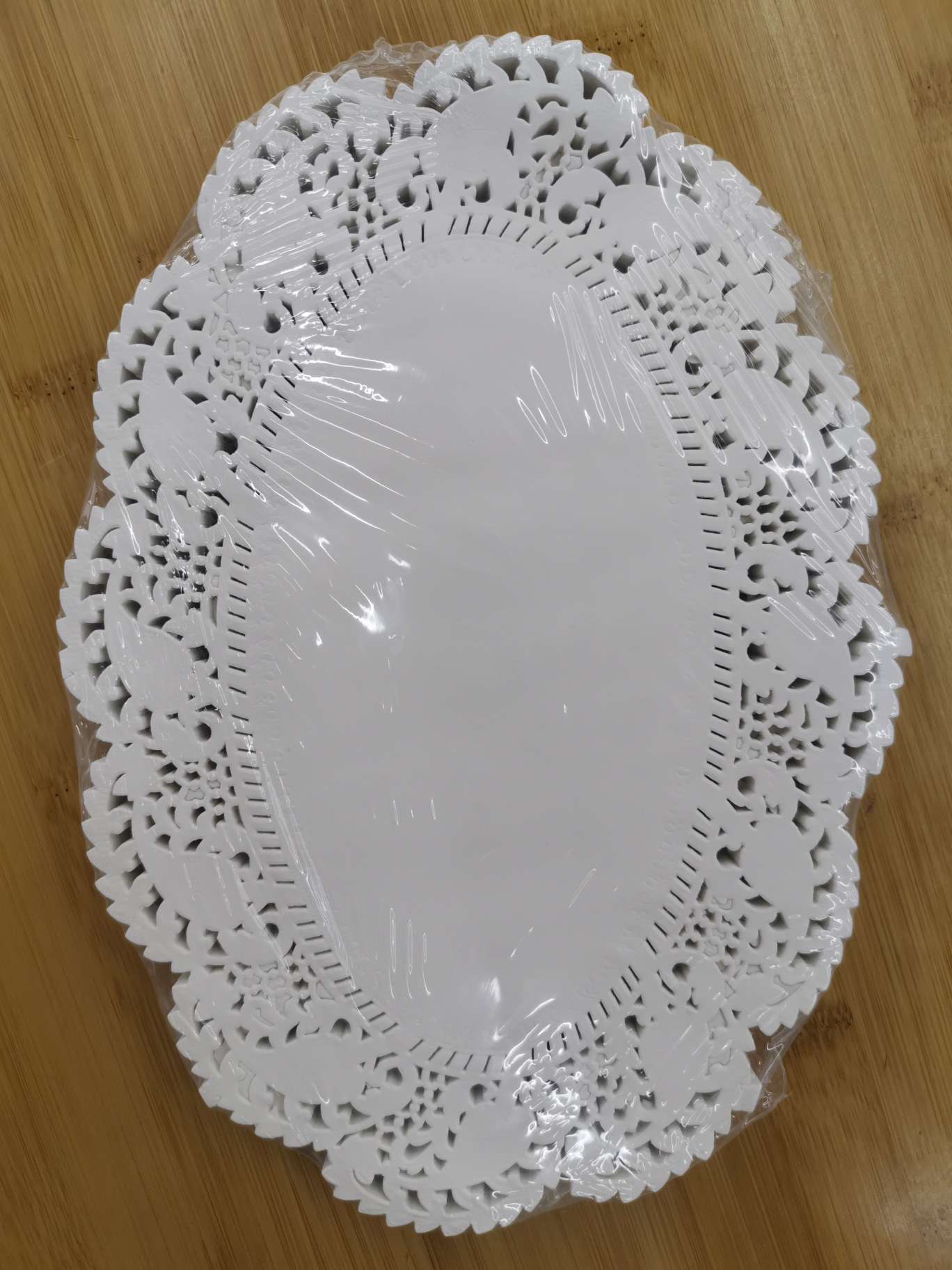 16x23cm椭圆形花底纸