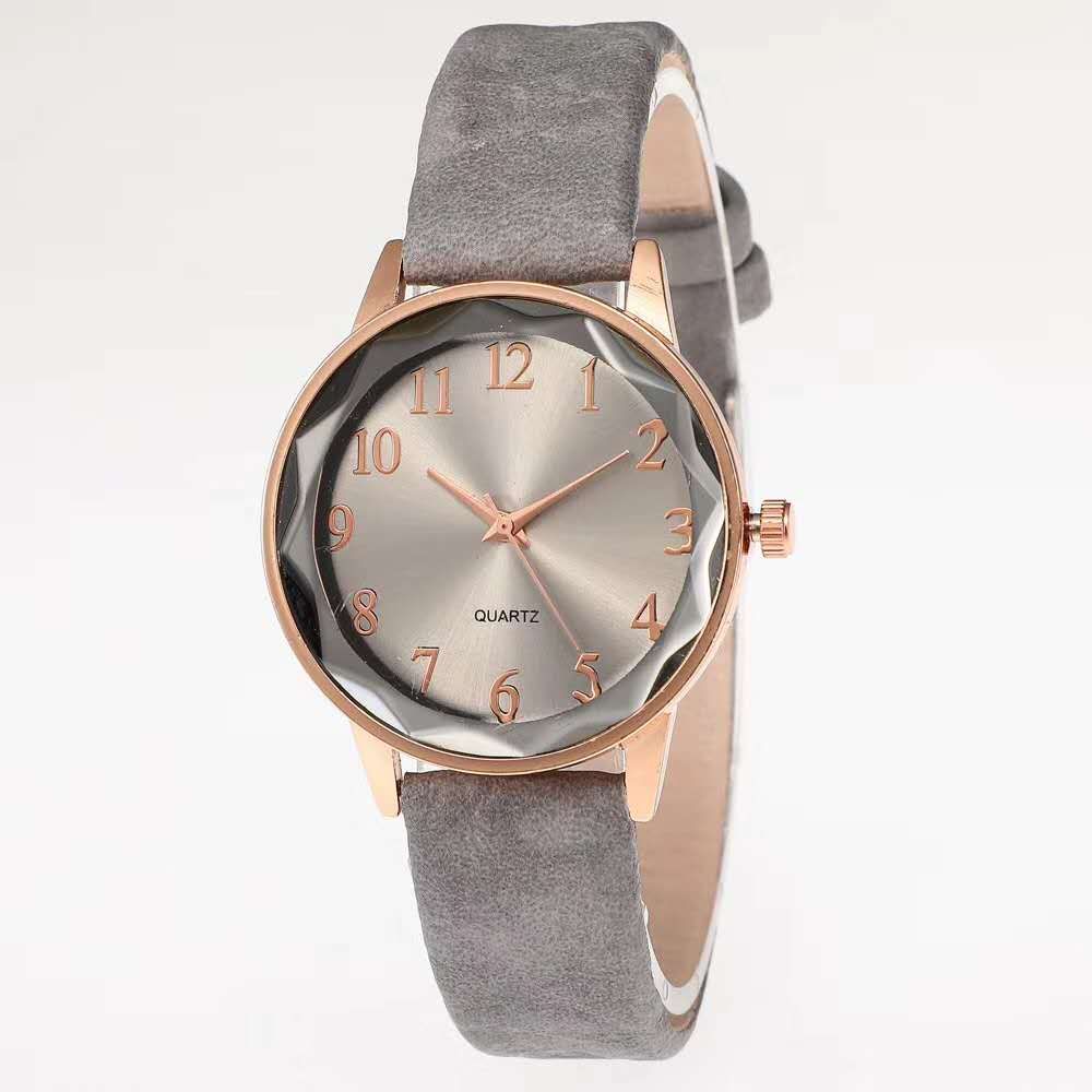 Authentic women's fashion leather strap women's watch, simple and elegant wine red women's watch 2020 new model undefined