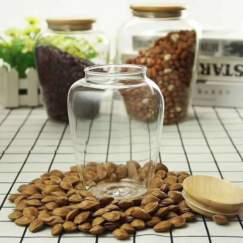 密封罐高硼硅密封罐竹盖密封罐