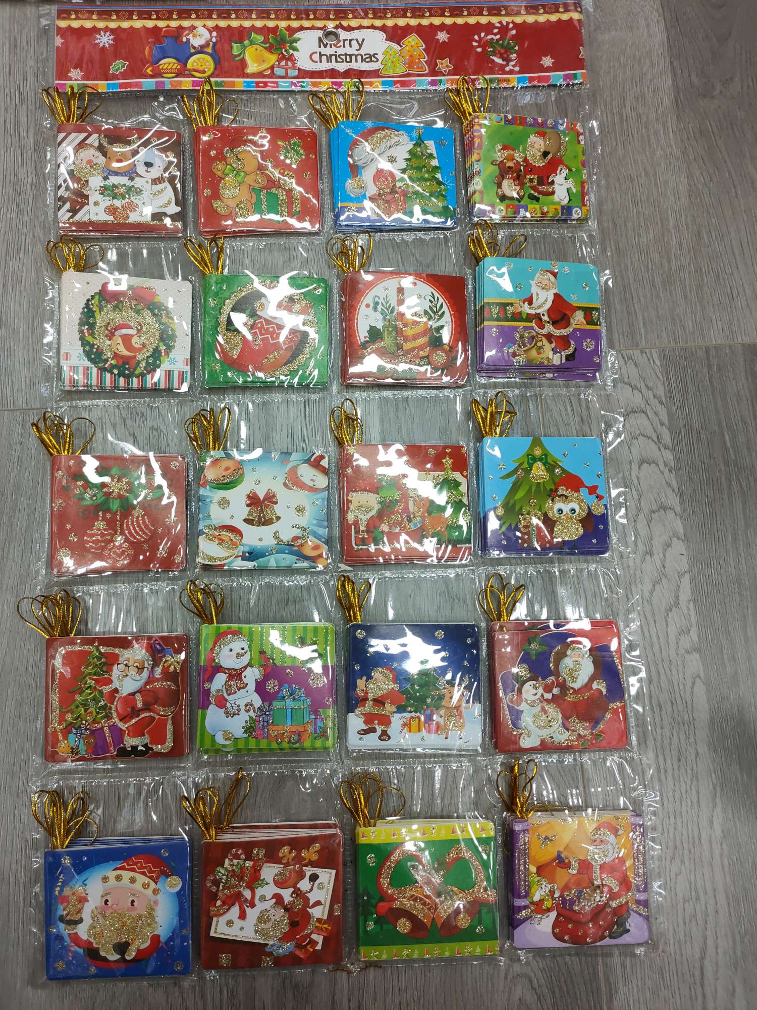 圣诞节日小贺卡许愿卡