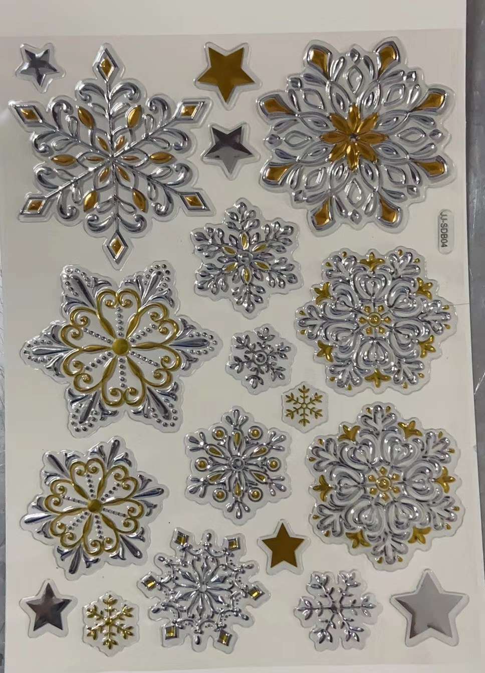 圣诞雪花片镭射