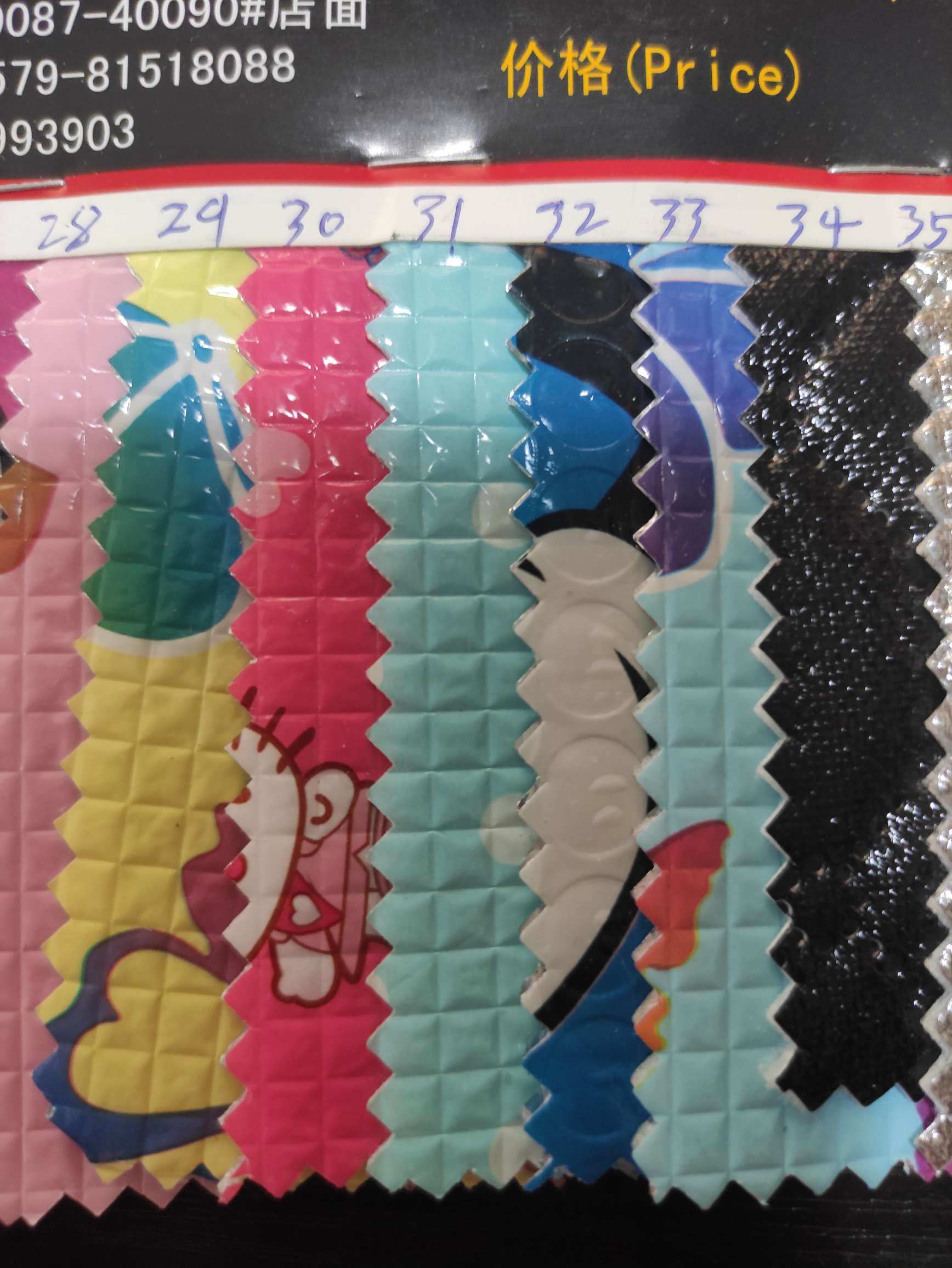 Aluminum film in large stock, high, medium and low grade leather fabric factory direct sales, hot-selling new styles Specification image