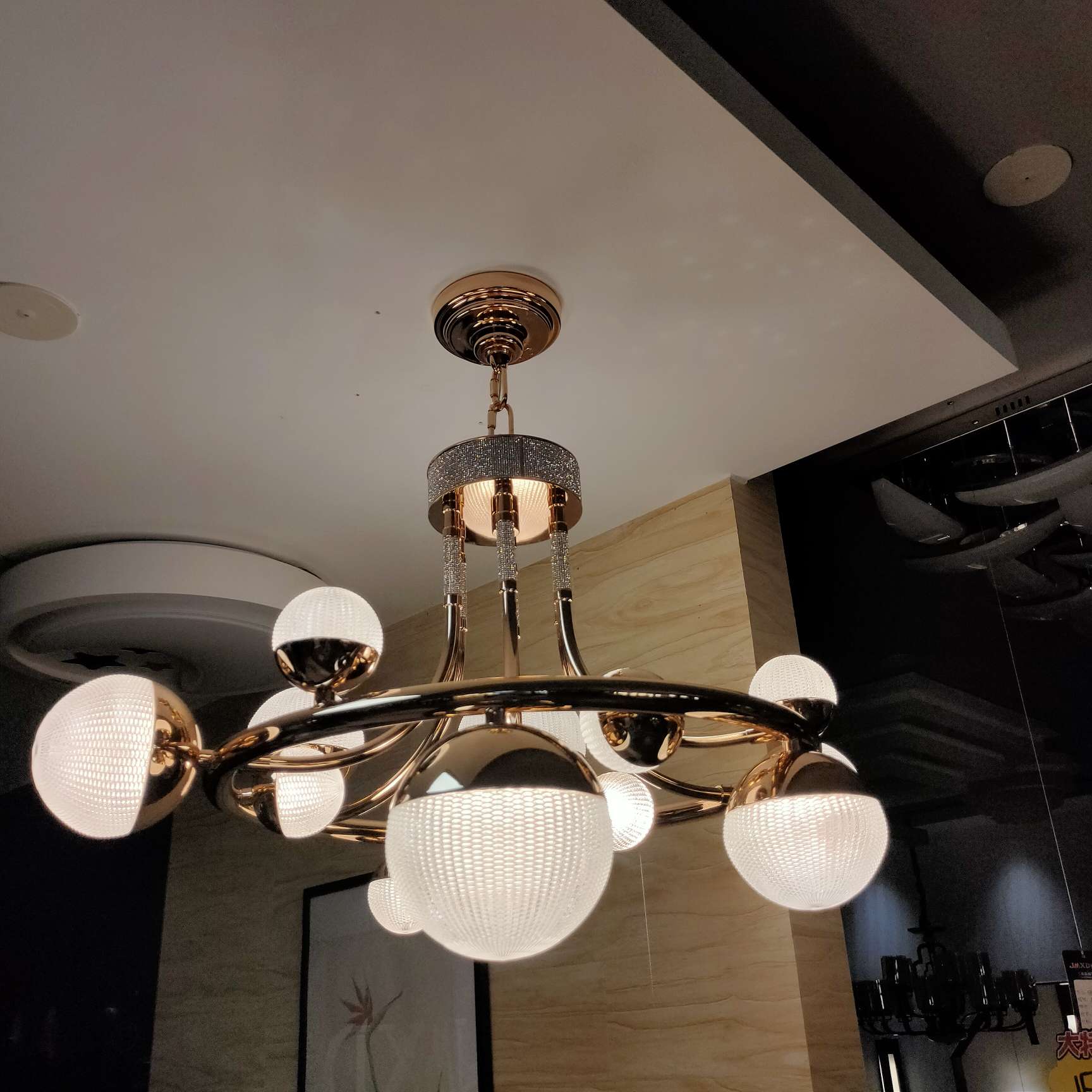 北欧客厅吊灯简约现代餐厅灯大气轻奢三室两厅灯具套餐组合卧 室灯吊灯