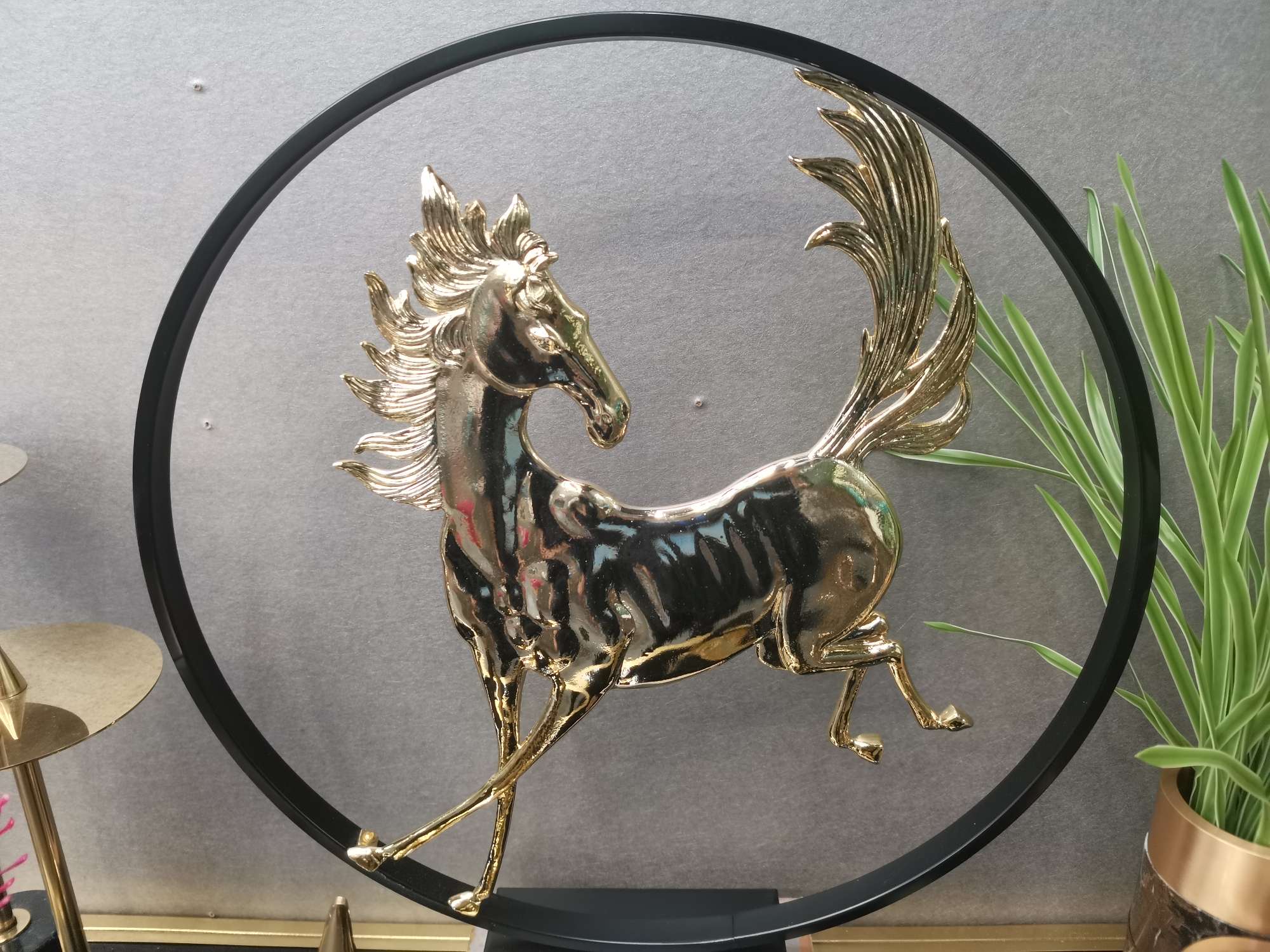 New Chinese-style decorative items - Hardware garden BMW creative home soft furnishings for living room, entrance hall, model room arrangement