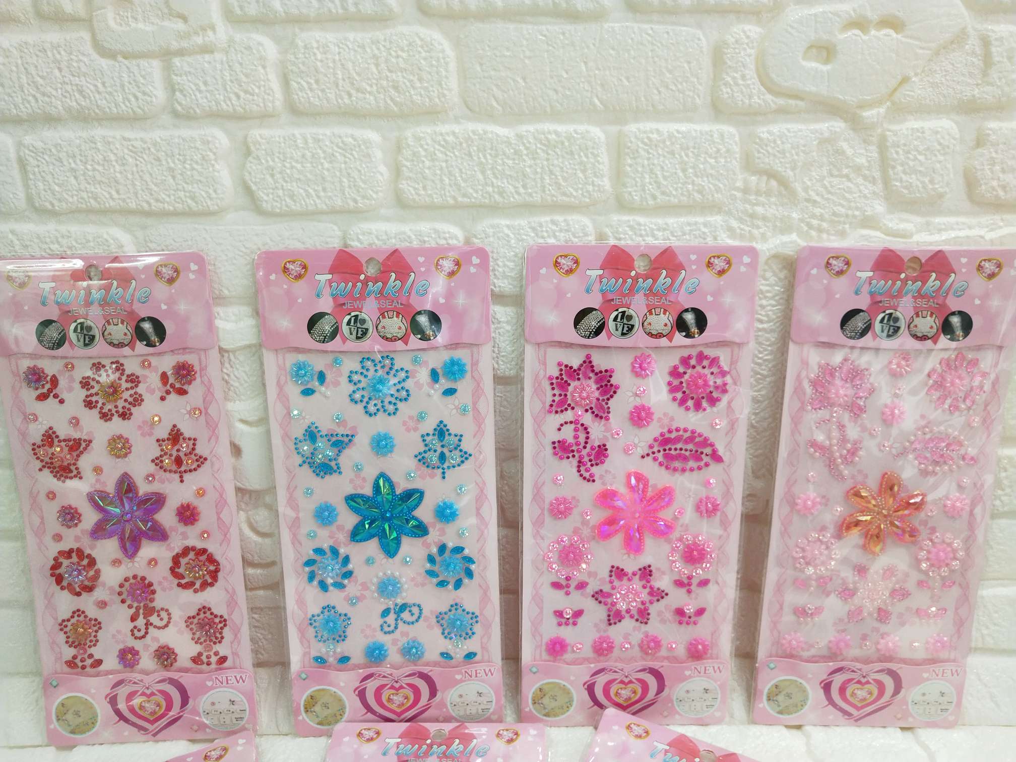 Espalda adhesivo resina acrílico taladrado adhesivo decorativo para teléfono móvil niños creativo artesanal DIY paste pago colores mezclados details Picture