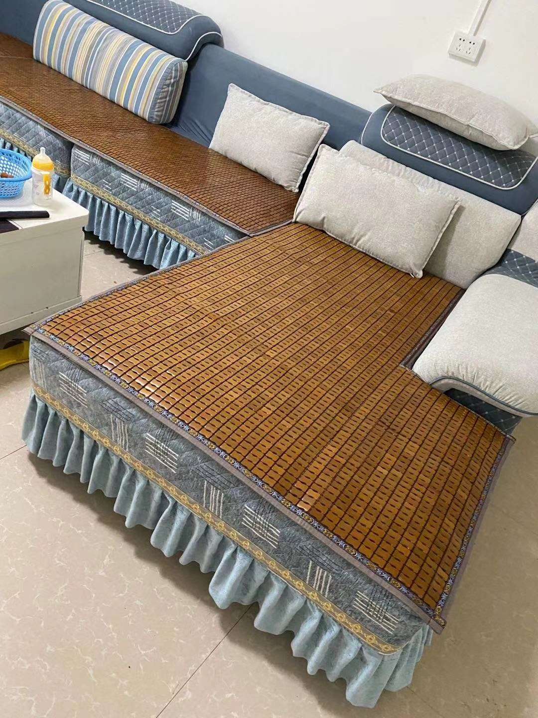 麻将麻布两套沙发垫沙发布艺沙发垫配套雪尼尔意大利绒荷兰绒私人订制全包半包