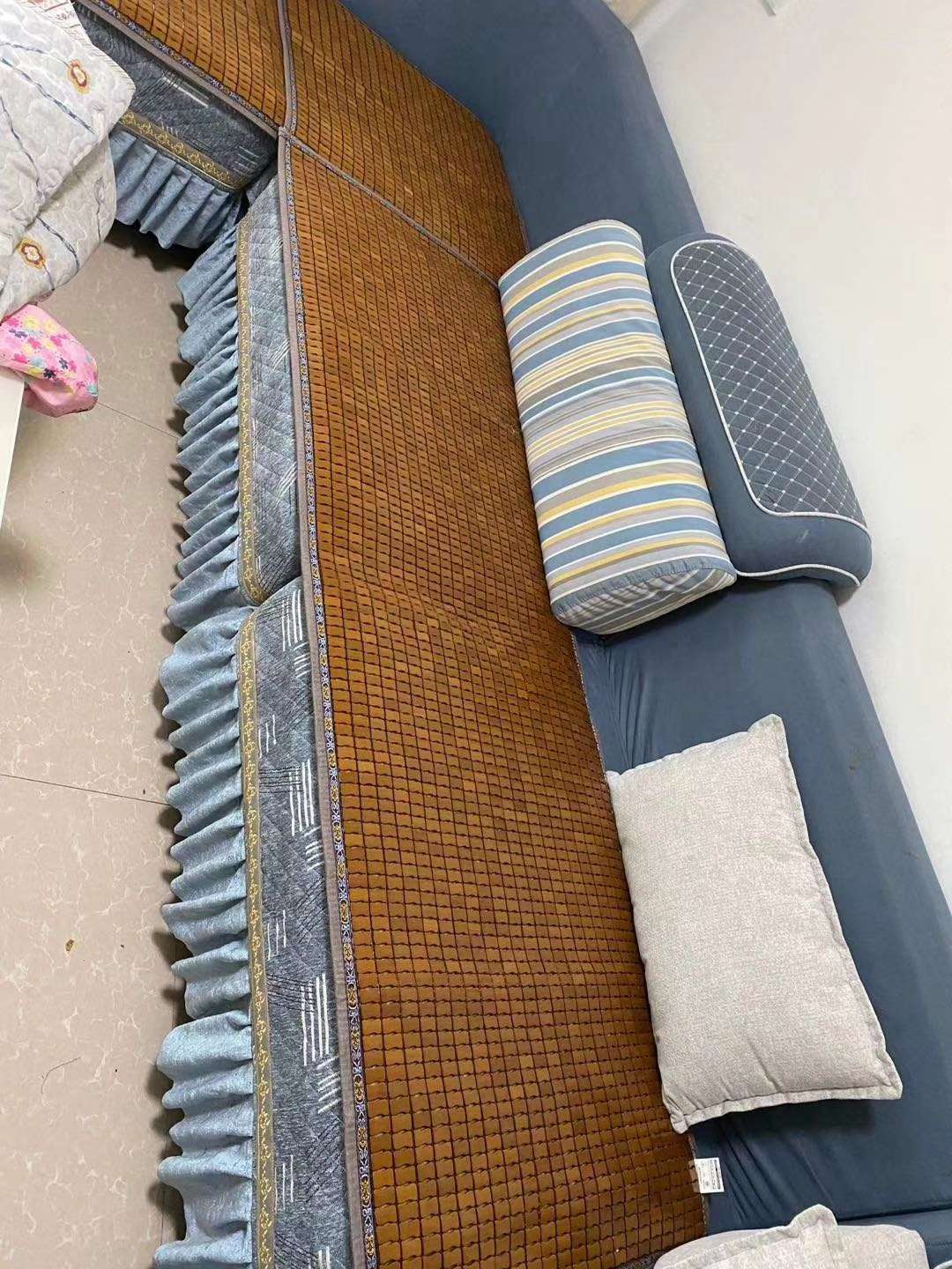 麻将麻布两套沙发垫沙发布艺沙发垫配套雪尼尔意大利绒荷兰绒私人订制全包半包详情图6