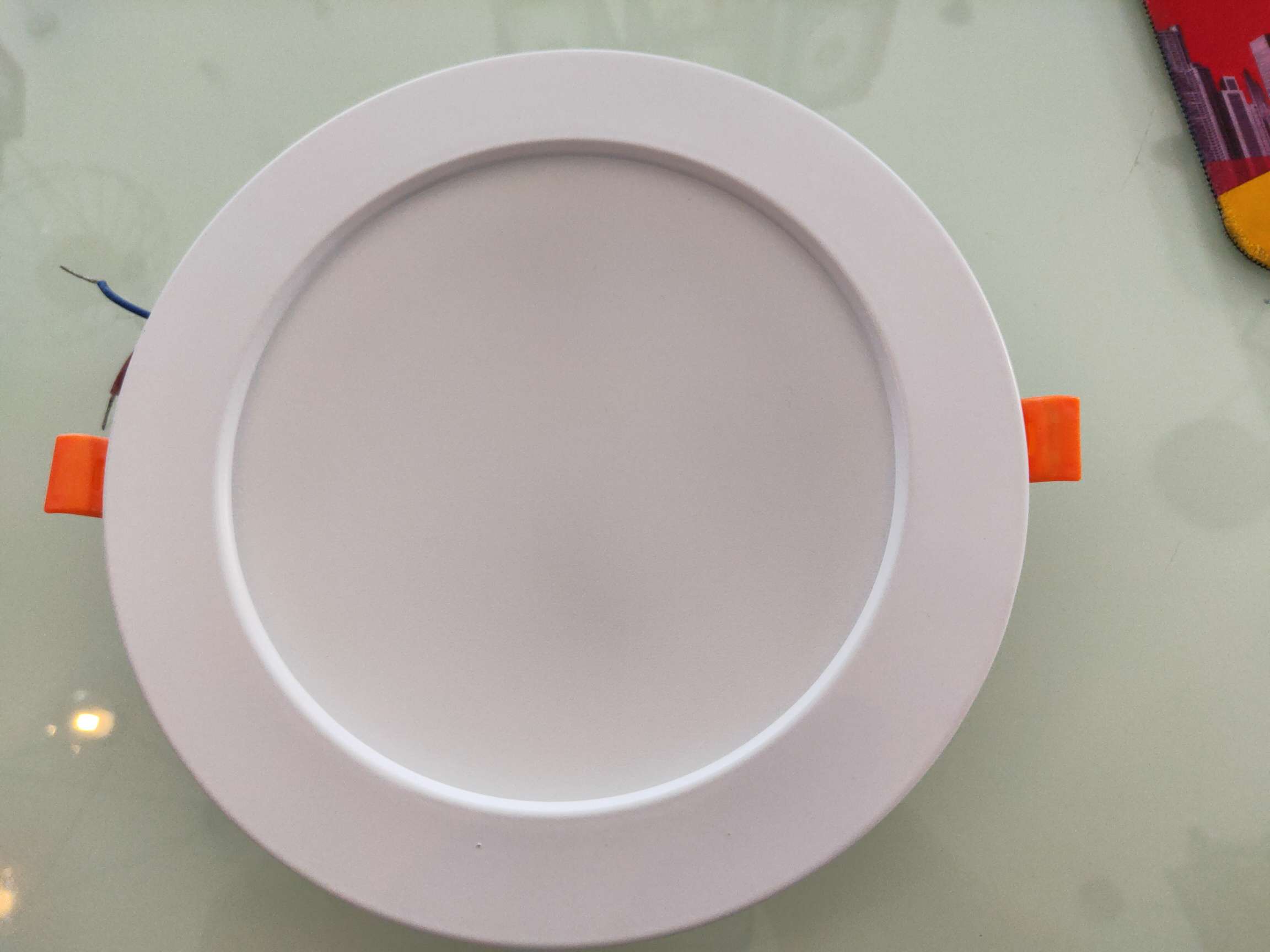 LED18瓦超薄筒灯 开孔13.5cm~17.5cm筒灯 质保两年白底实物图