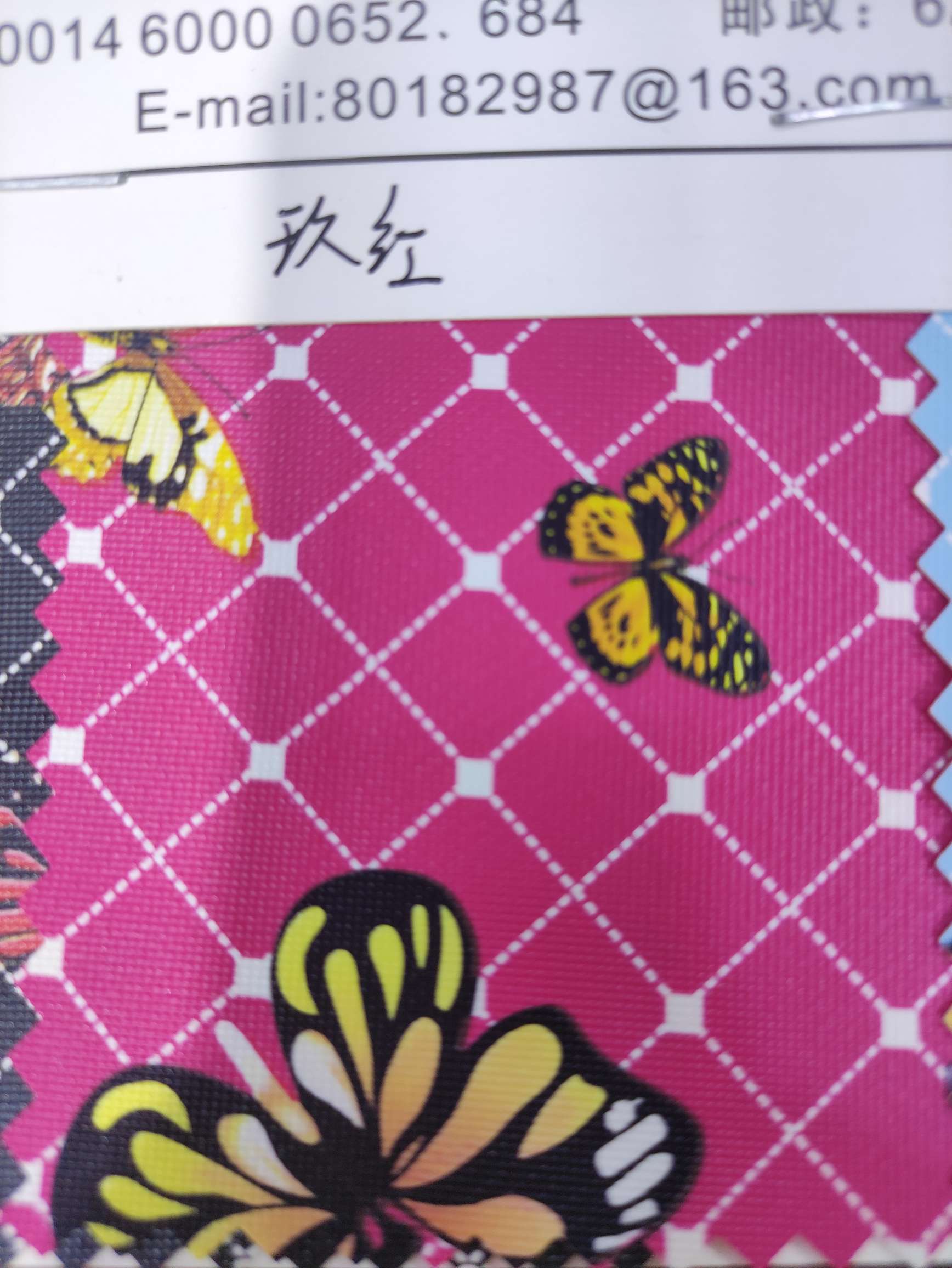 网纹蝴蝶大量现货高中低档皮革面料厂家直销热销新款详情图6