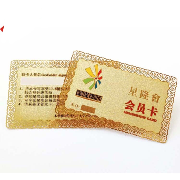 金卡、VIP卡、唐卡、名片等各种金属卡片定制产品图
