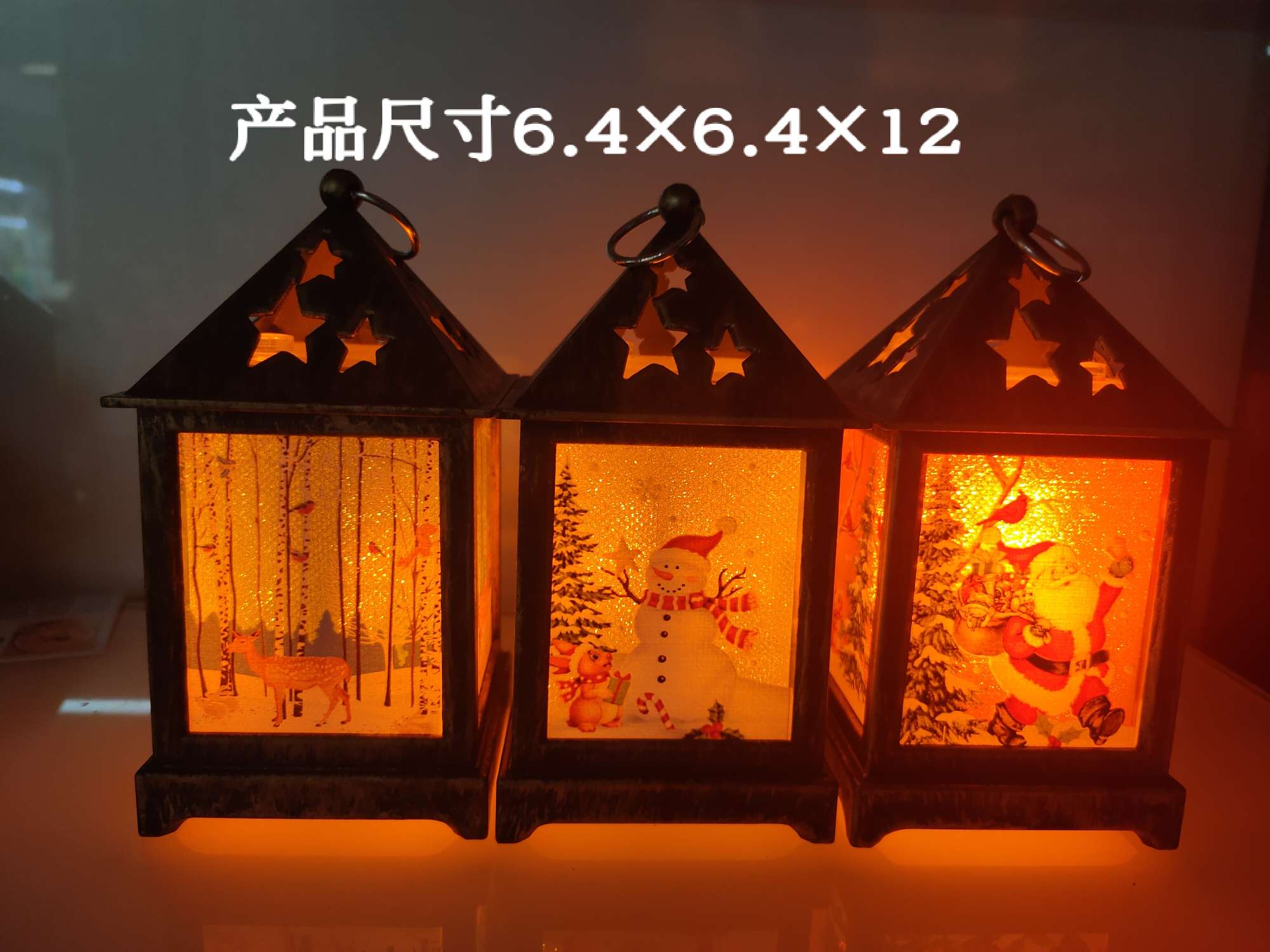 Christmas night light, Christmas wind light, plastic night light, decoration lighting, pendant lighting