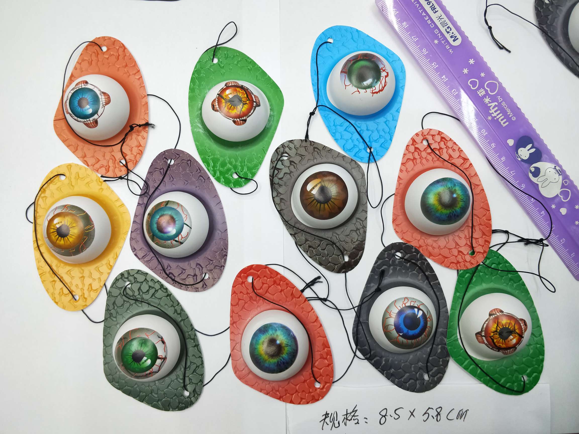 8.5 x 5.8 large pirate eye mask