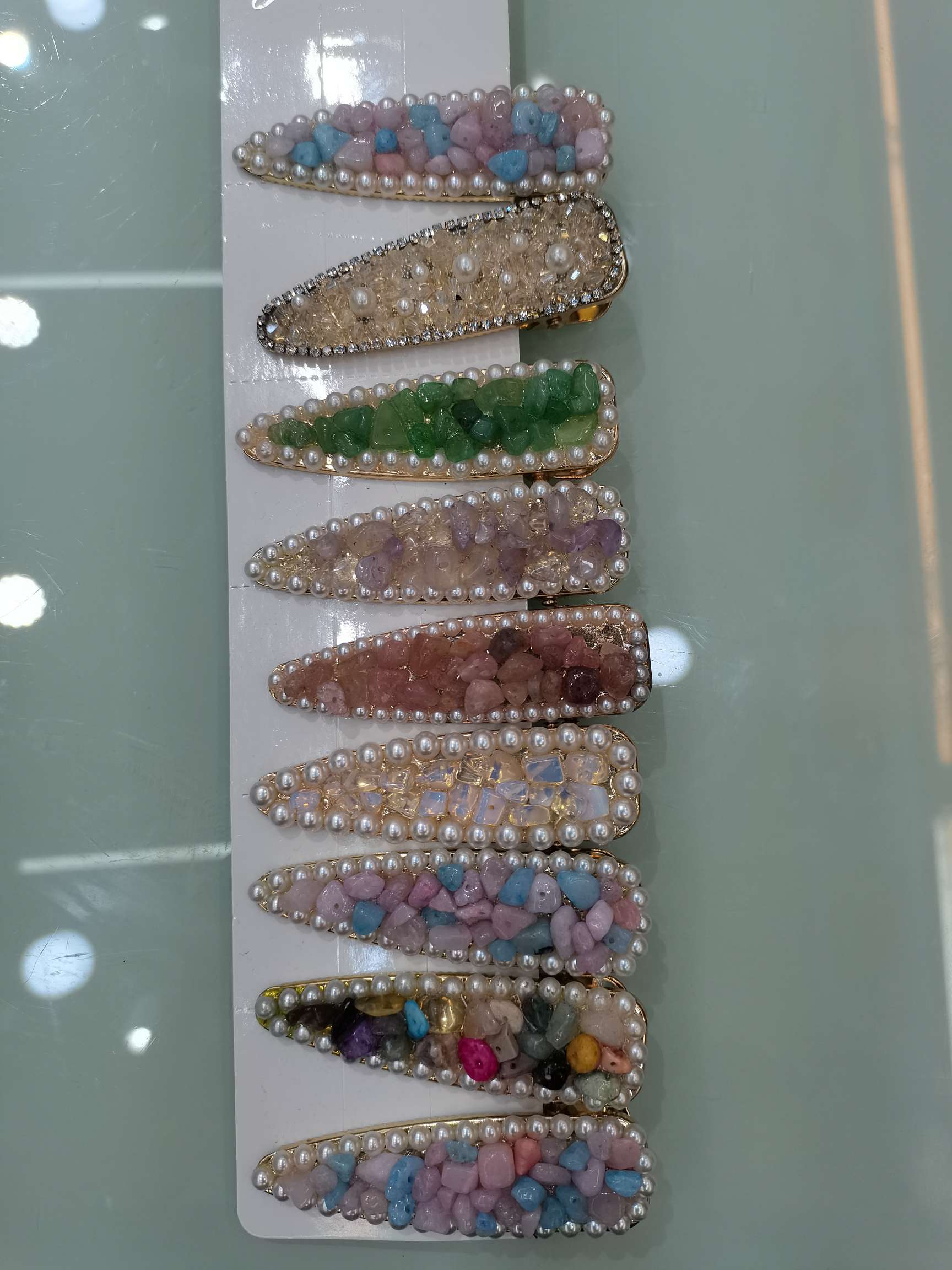 Jade hair clips, best-selling hair clips