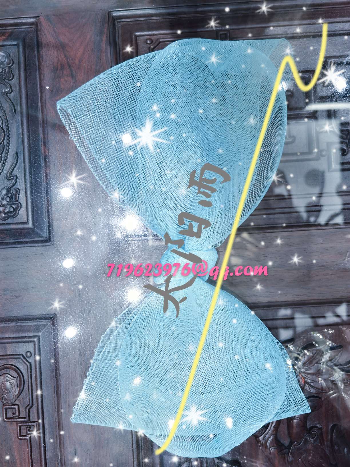 Elastic net creative bow headwear handicraft diy accessory