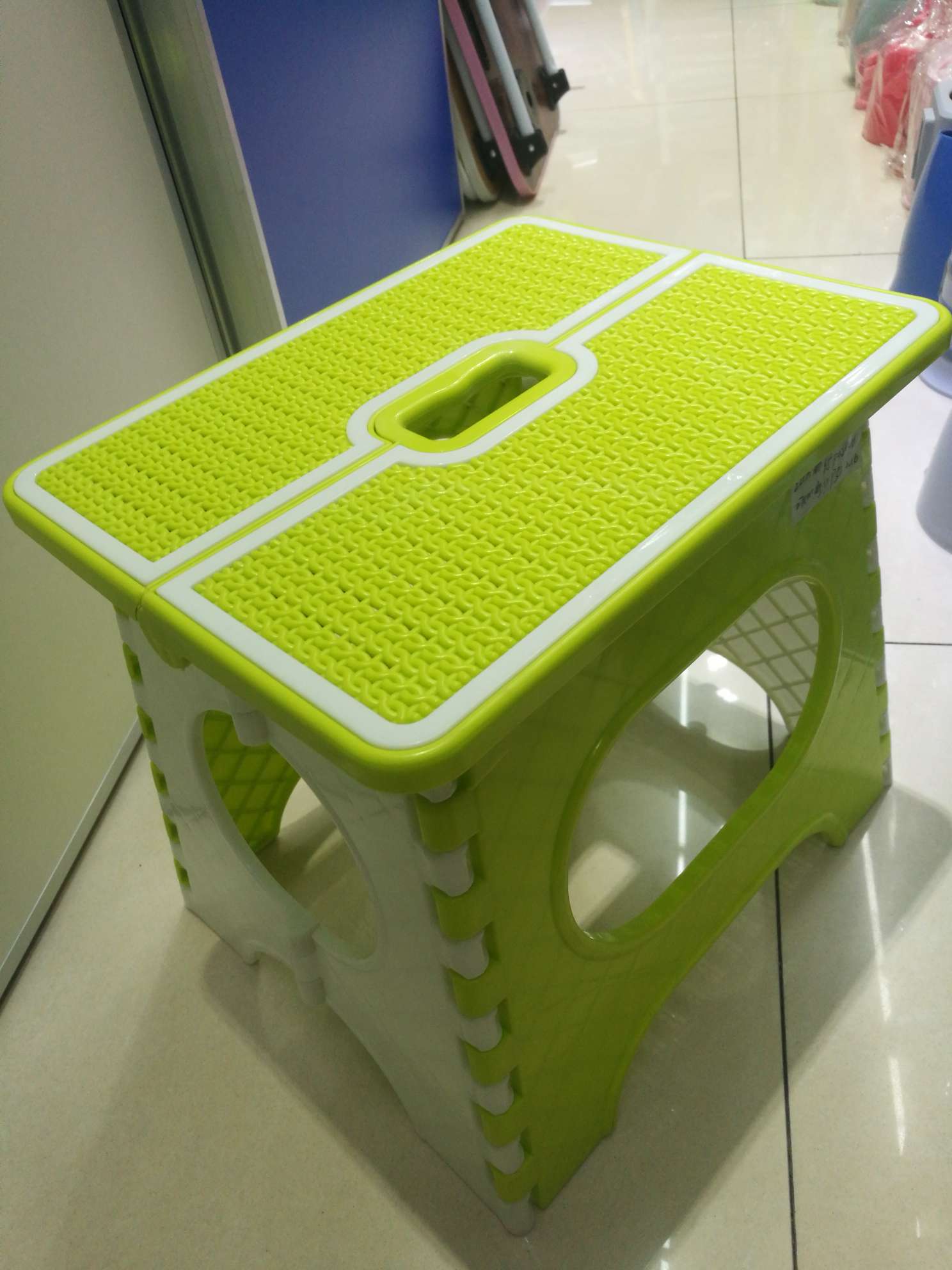 Folding stool details Picture