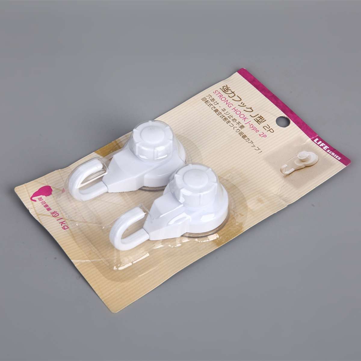 日本GRENE旋钮式吸盘挂钩