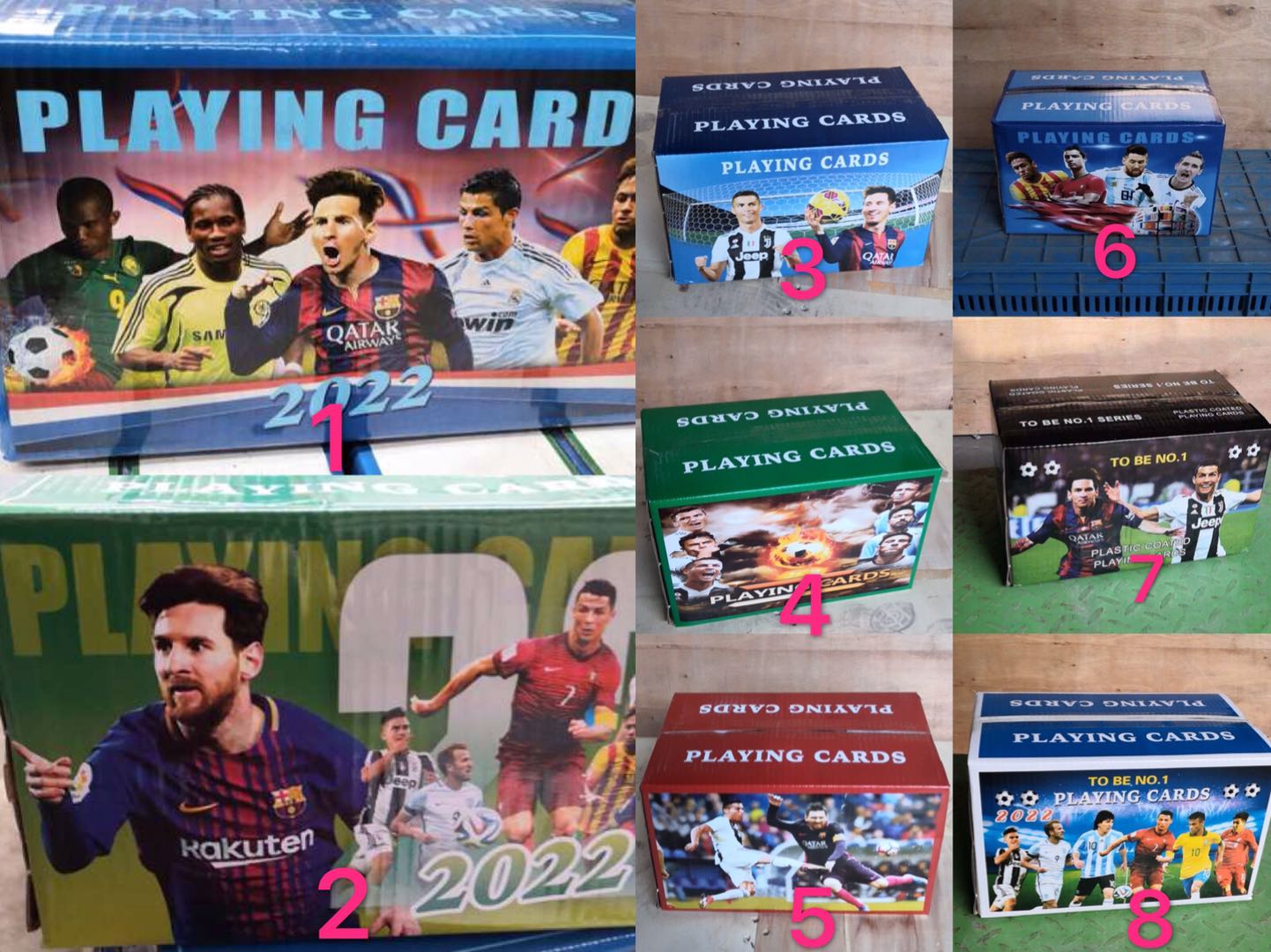 Football star blind box card