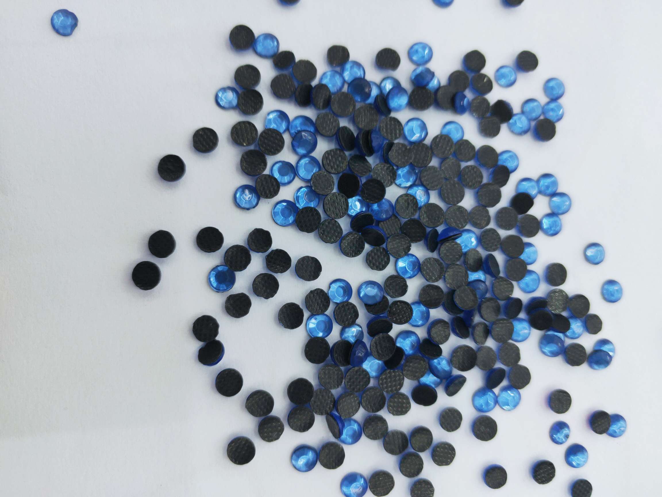 湖蓝色烫钻平底钻服装辅料钻饰