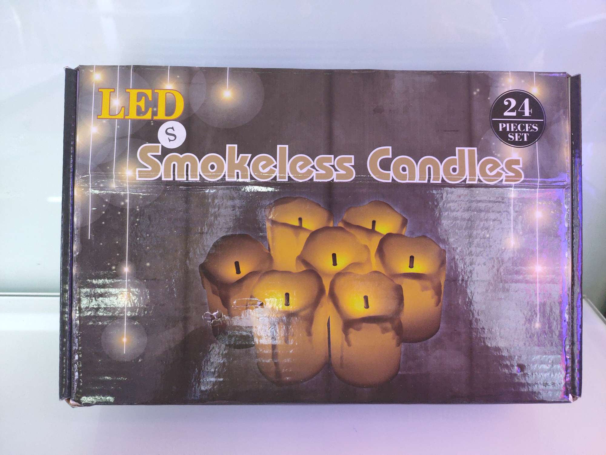 黑心蜡烛，塑料仿真泪蜡详情图6