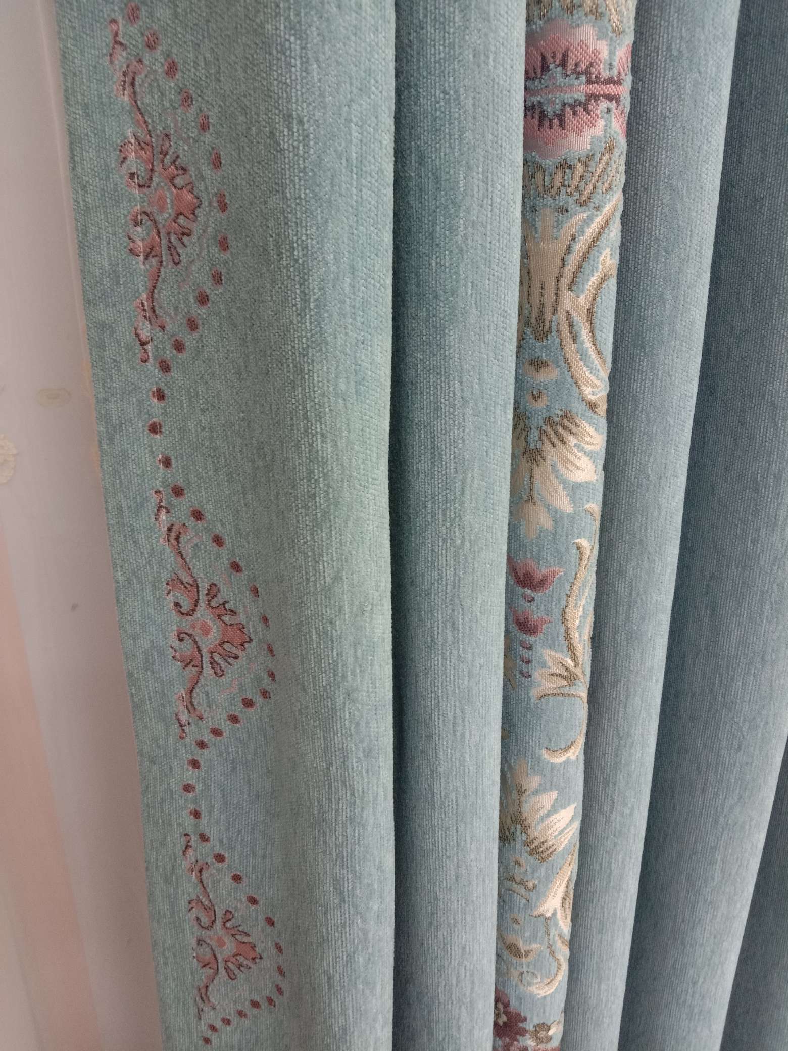 New style factory direct sales available for retail and wholesale. Kaxenier seamless splicing Chinese-style bedroom and living room fashion curtains undefined