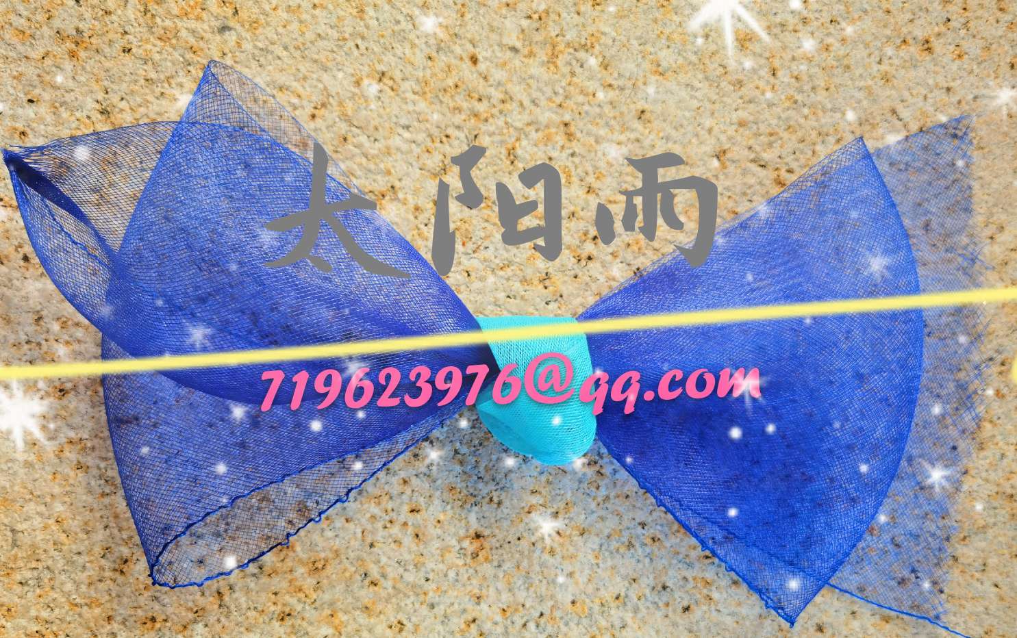 Import product factory direct selling elastic network creative bow headwear handicraft DIY