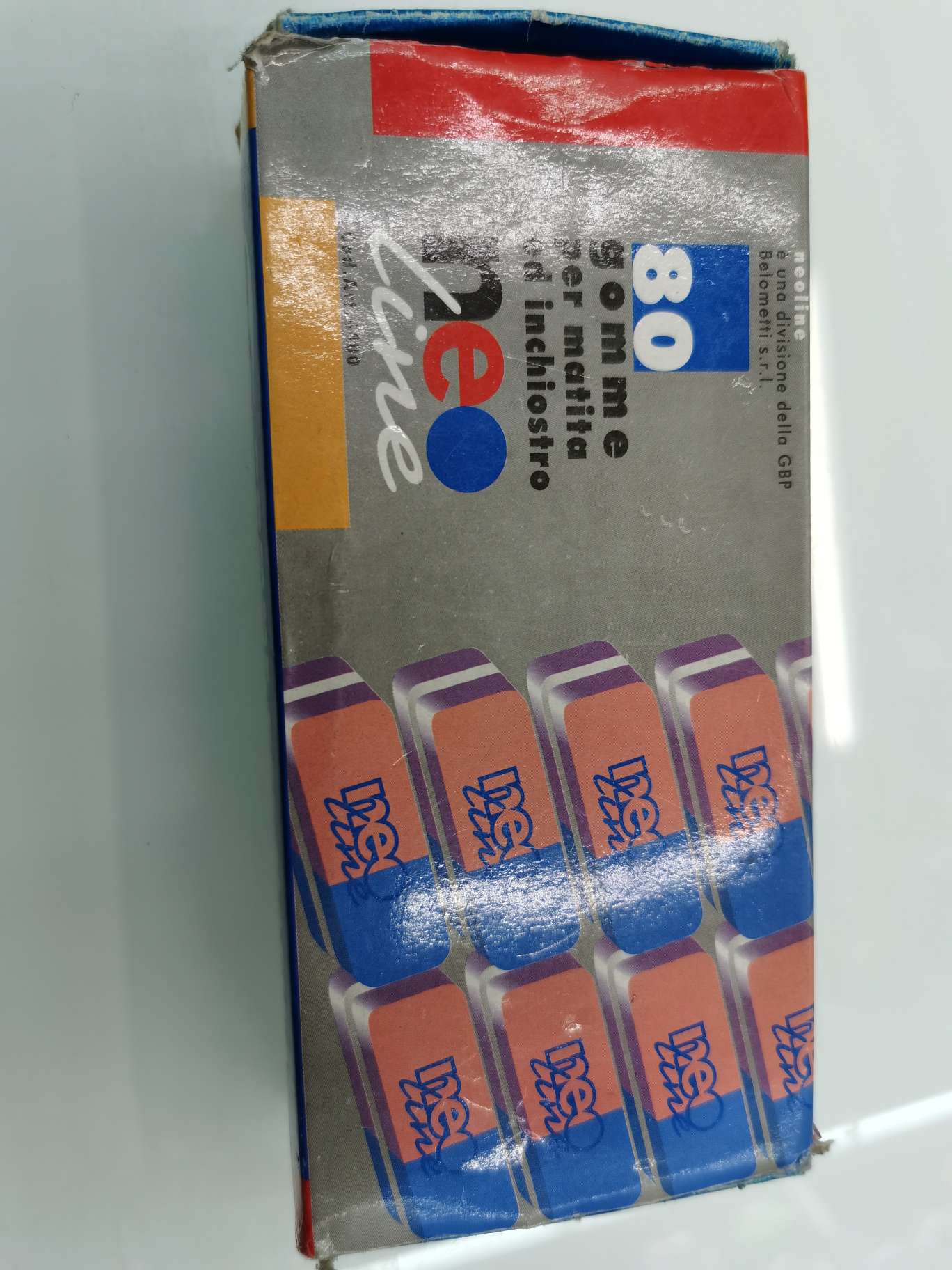 BR80 eraser, available in red and blue, is an eco-friendly eraser undefined