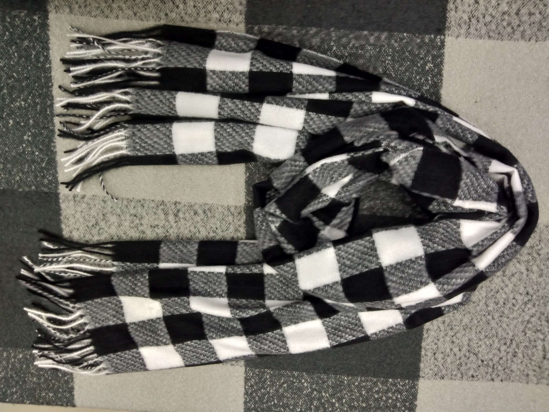 Long Plaid Scarf For Men And Women