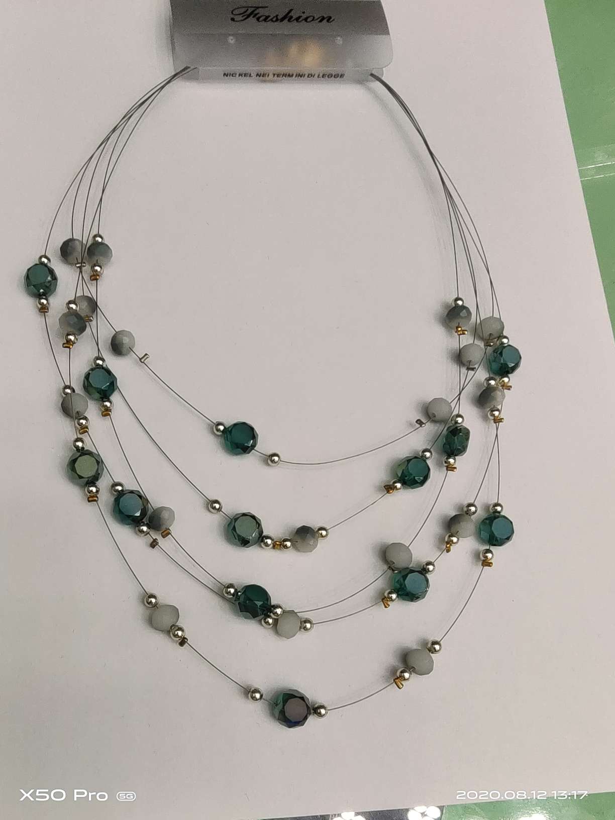 Multilayer crystal necklace 1 Jewelry Necklace jewelry Wanyuan 5322