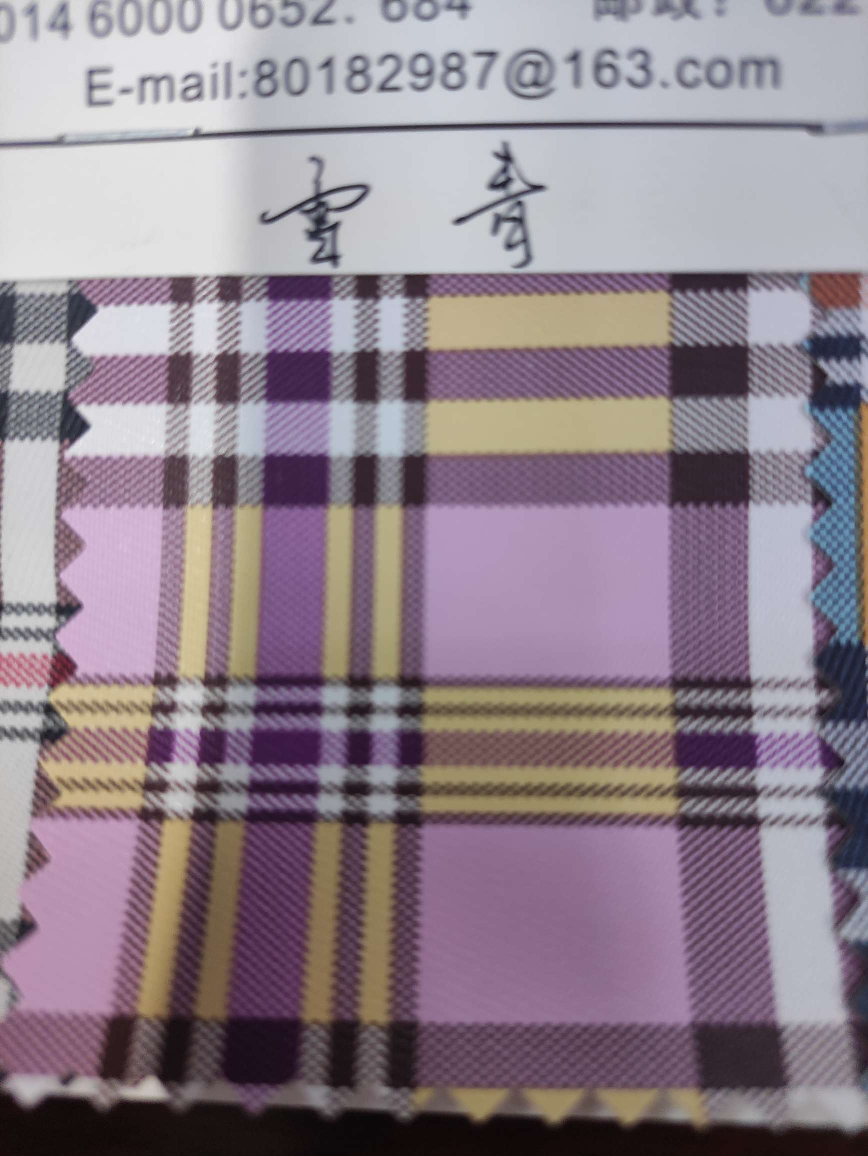 米兰格子大量现货高中低档皮革面料厂家直销热销新款细节图
