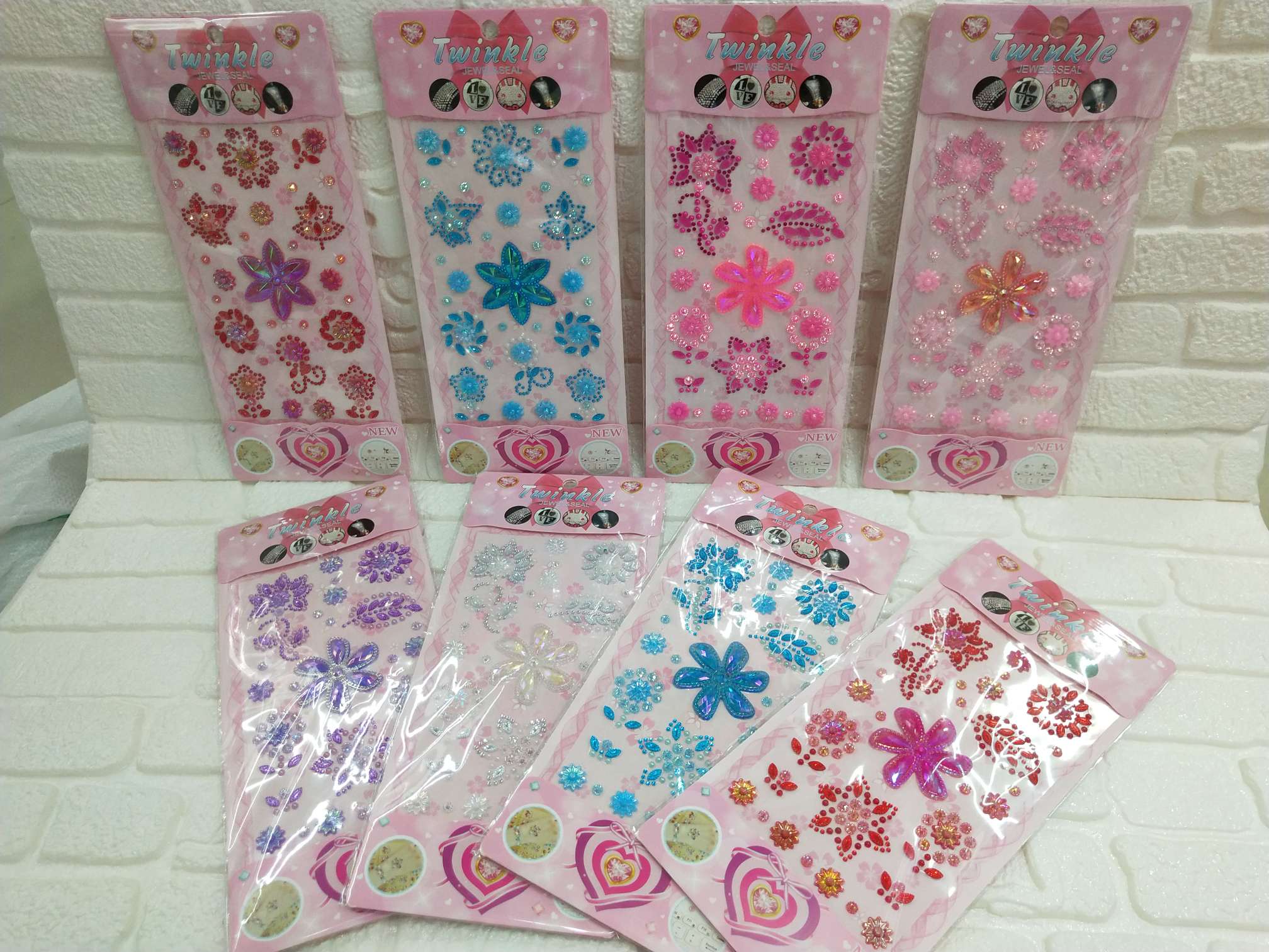 Espalda adhesivo resina acrílico taladrado adhesivo decorativo para teléfono móvil niños creativo artesanal DIY paste pago colores mezclados