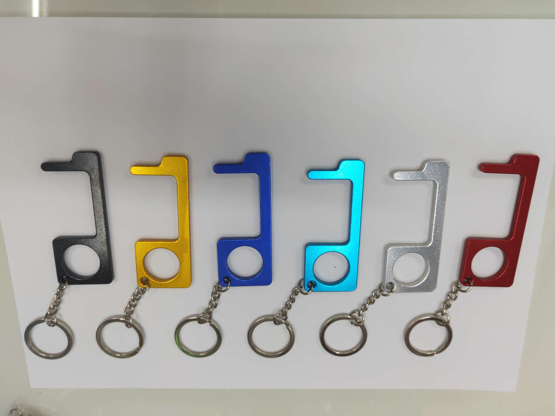 Contactless Elevator Door Opener Edc Door Opener Antibacterial-Prevention Key Pendant