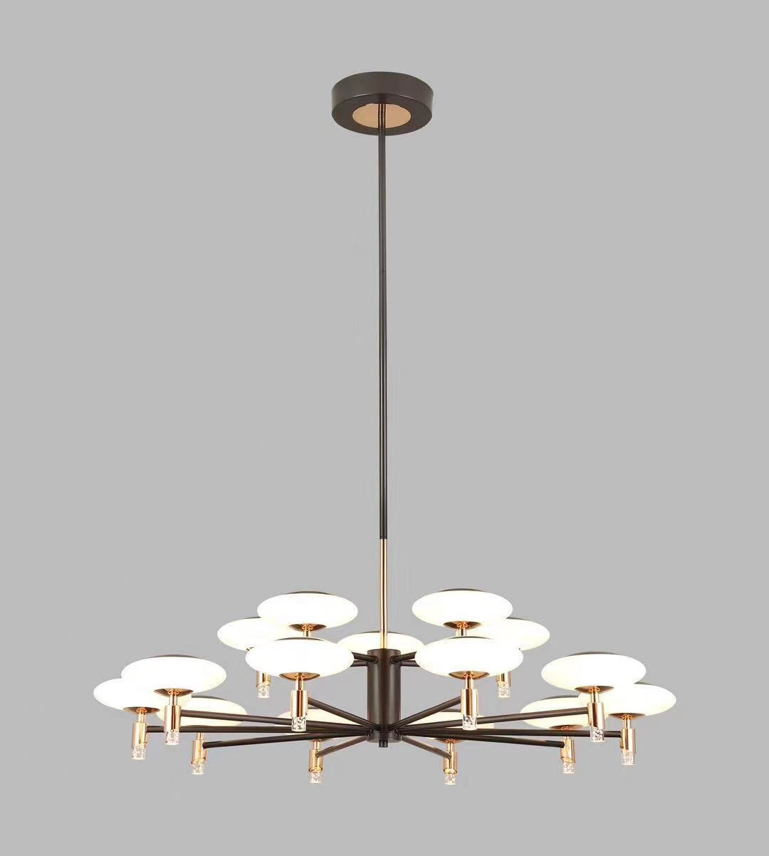 北欧风8头横装白底实物图