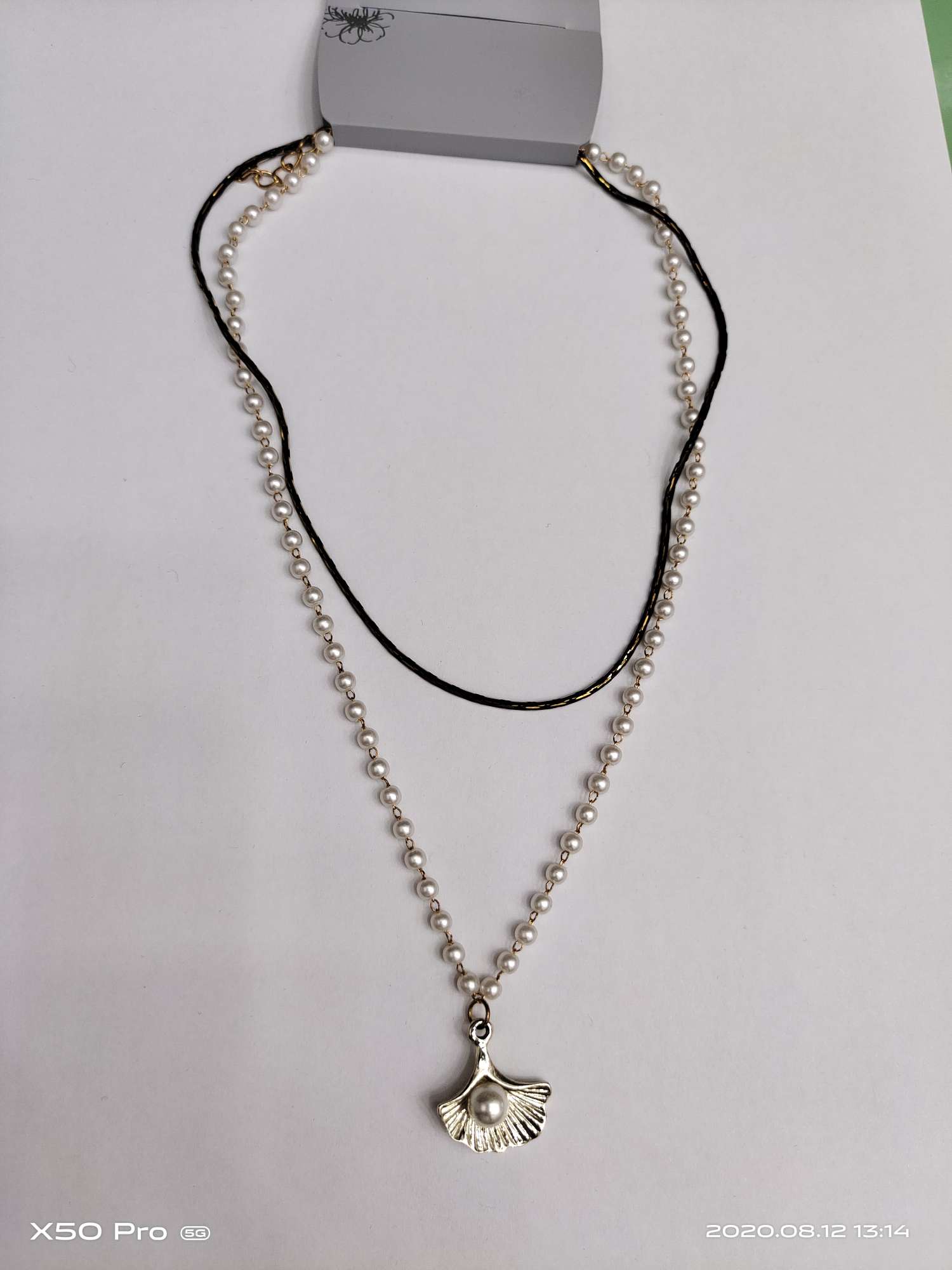 Fashion trend Sports leisure two-layer pearl necklace -2014 Wanyuan