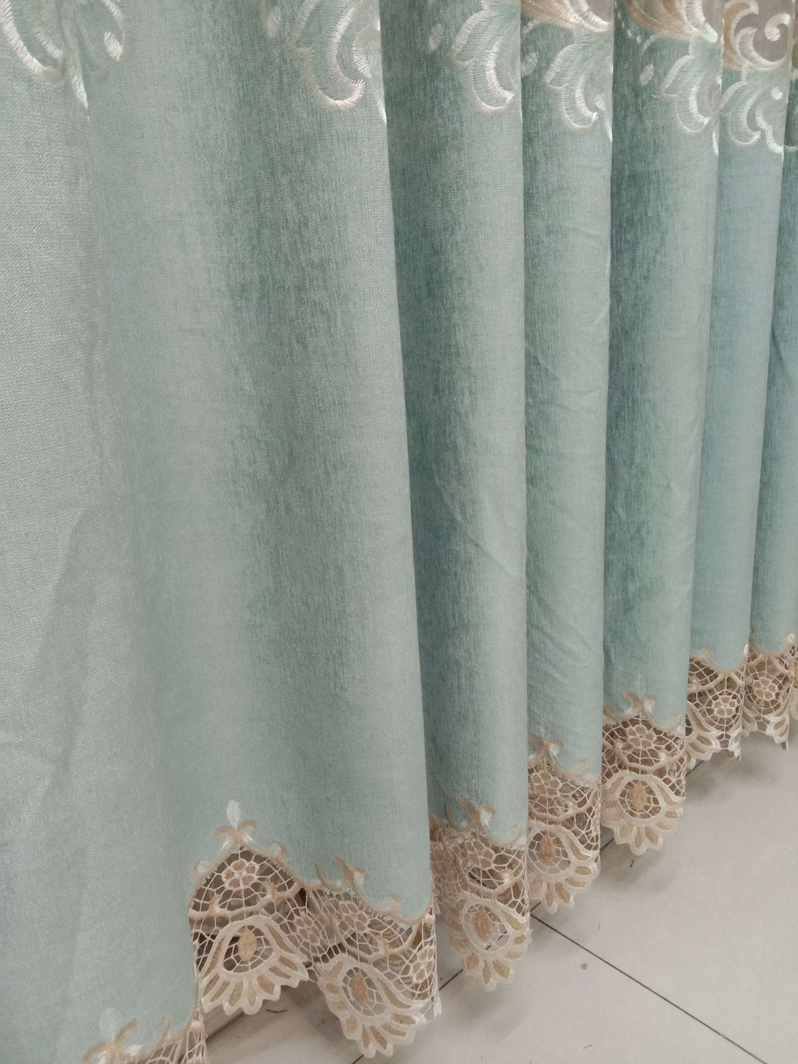 New style factory direct sales available for retail and wholesale. Kaxenier embroidered and hollowed-out fashionable living room and bedroom curtains undefined