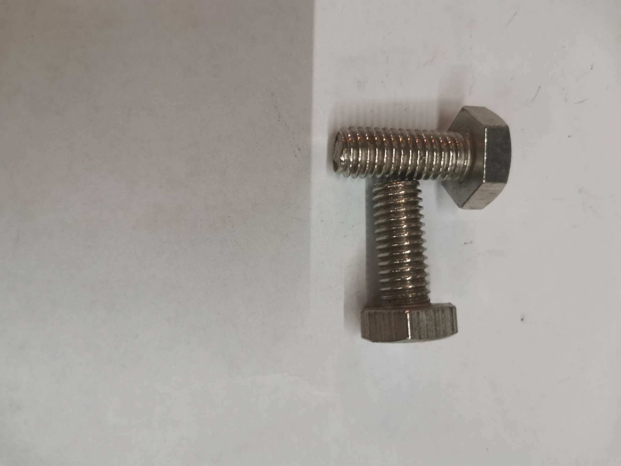 Stainless steel hexagonal screw