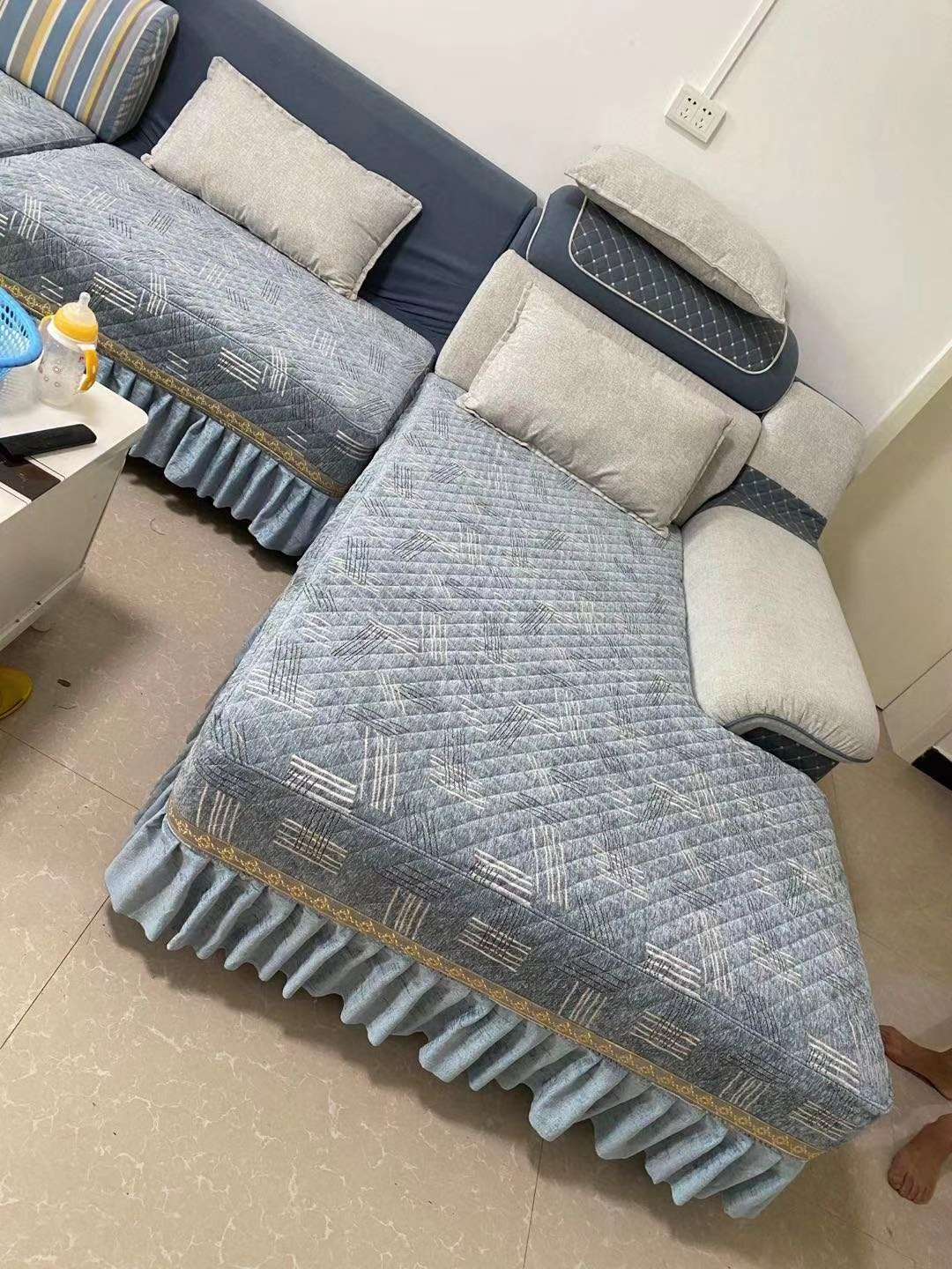 沙发垫/沙发套/沙发巾实物图