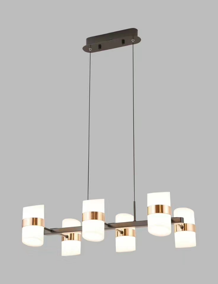 6-head LED Nordic style horizontal installation