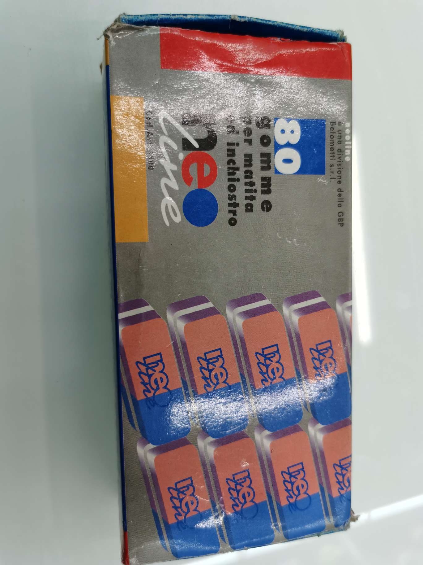 BR80 eraser, available in red and blue, is an eco-friendly eraser undefined