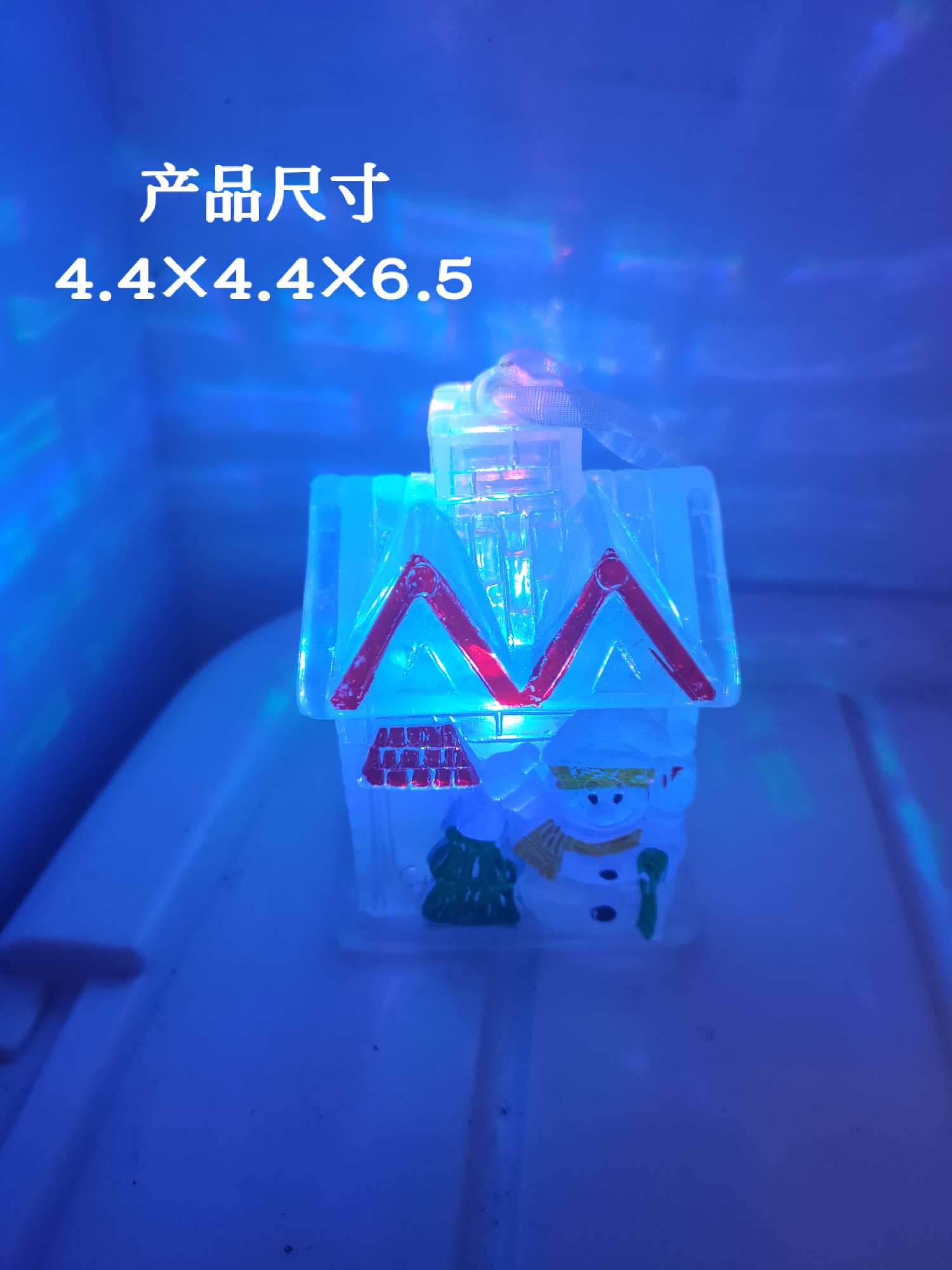 Acrylic house night light, Christmas house night light, Christmas pendant lighting