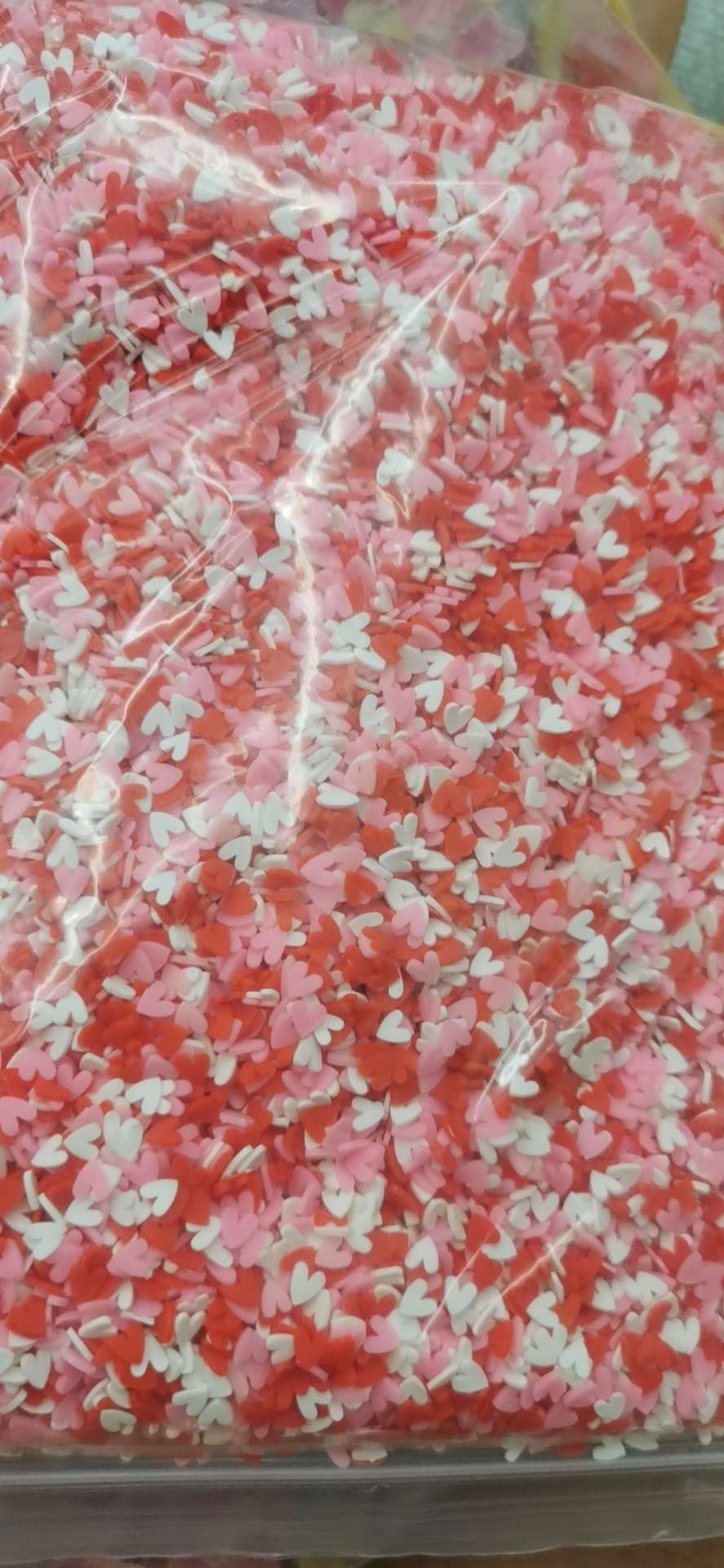 美甲软陶片  心形