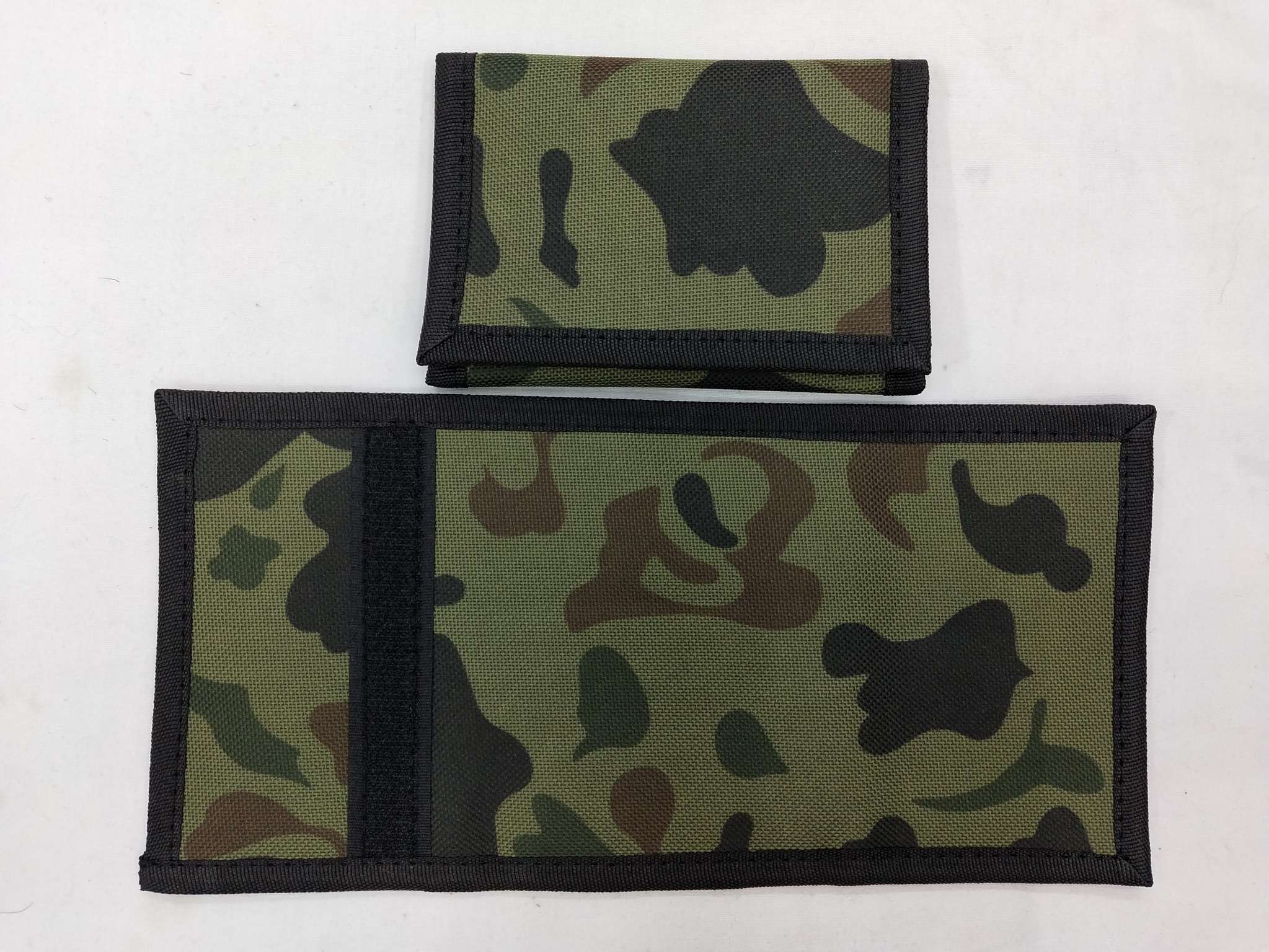 迷彩布钱包细节图