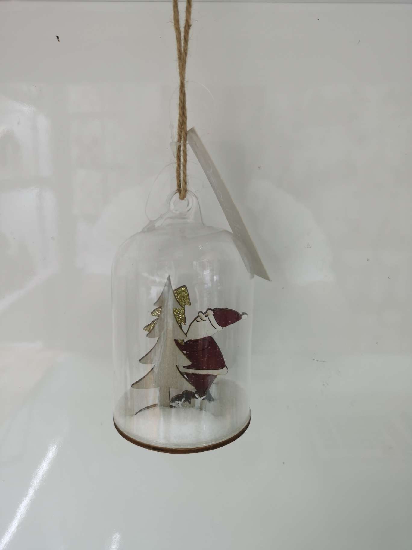 圣诞木质工艺品玻璃罩吊件：老人：小汽车：三款可选详情图4