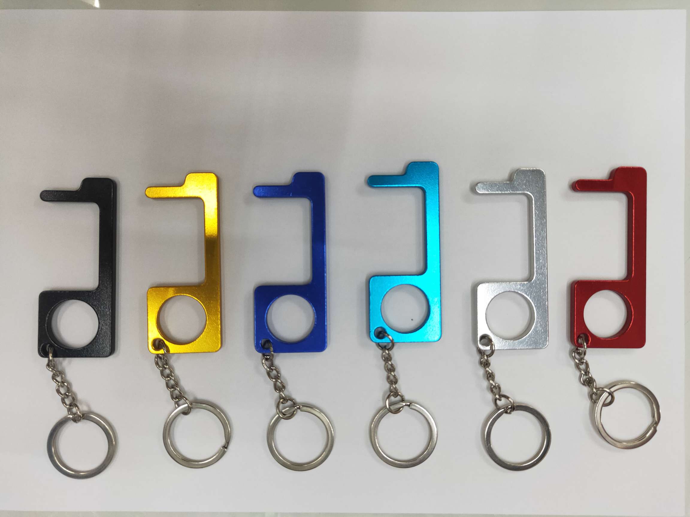 Contactless Elevator Door Opener Edc Door Opener Antibacterial-Prevention Key Pendant undefined