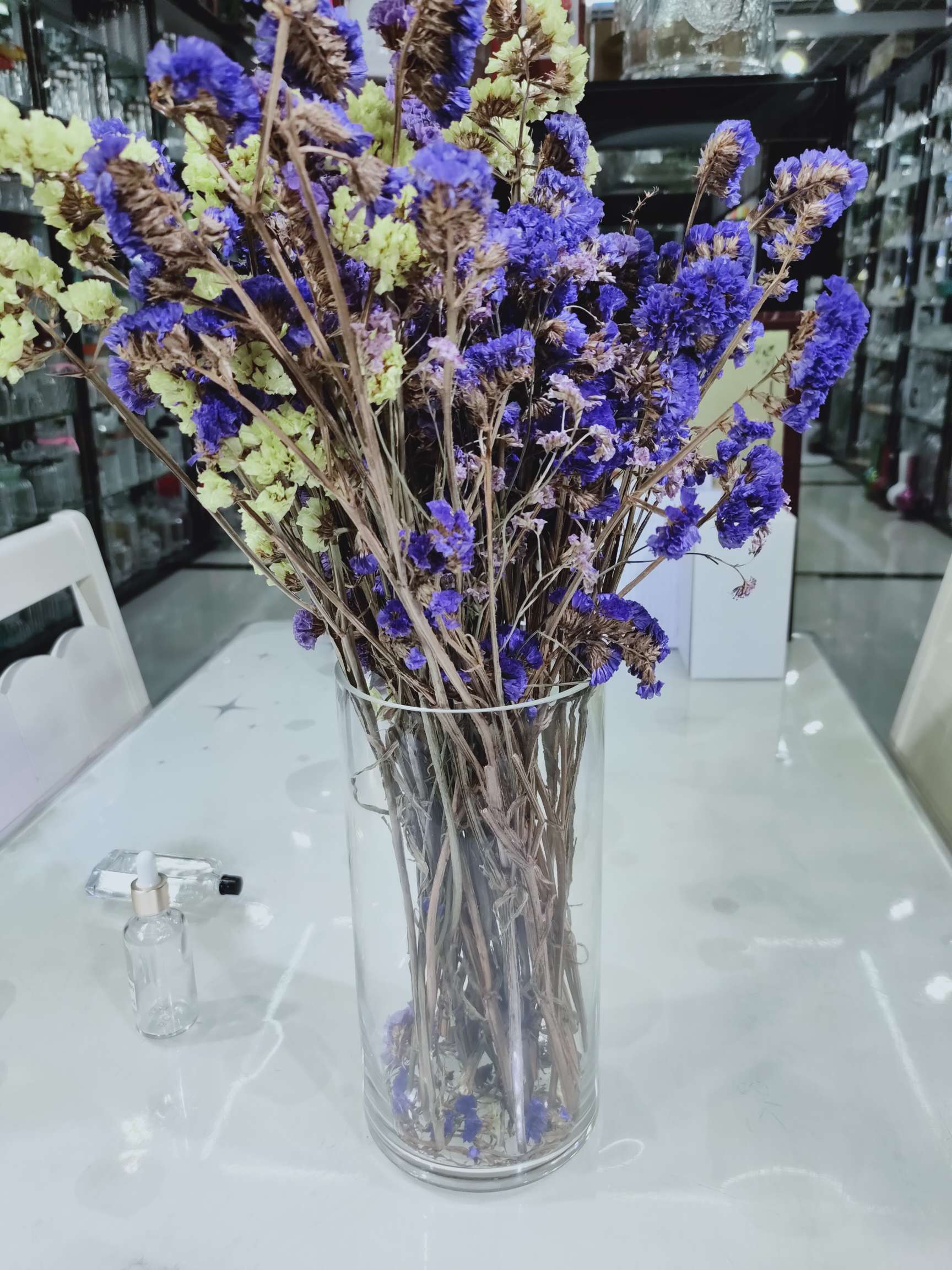 玻璃直筒花瓶