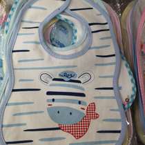 Baby cotton cord with zebra drool towel Baby organic colored cotton bib for newborn waterproof anti-vomit milk bib rice bag
