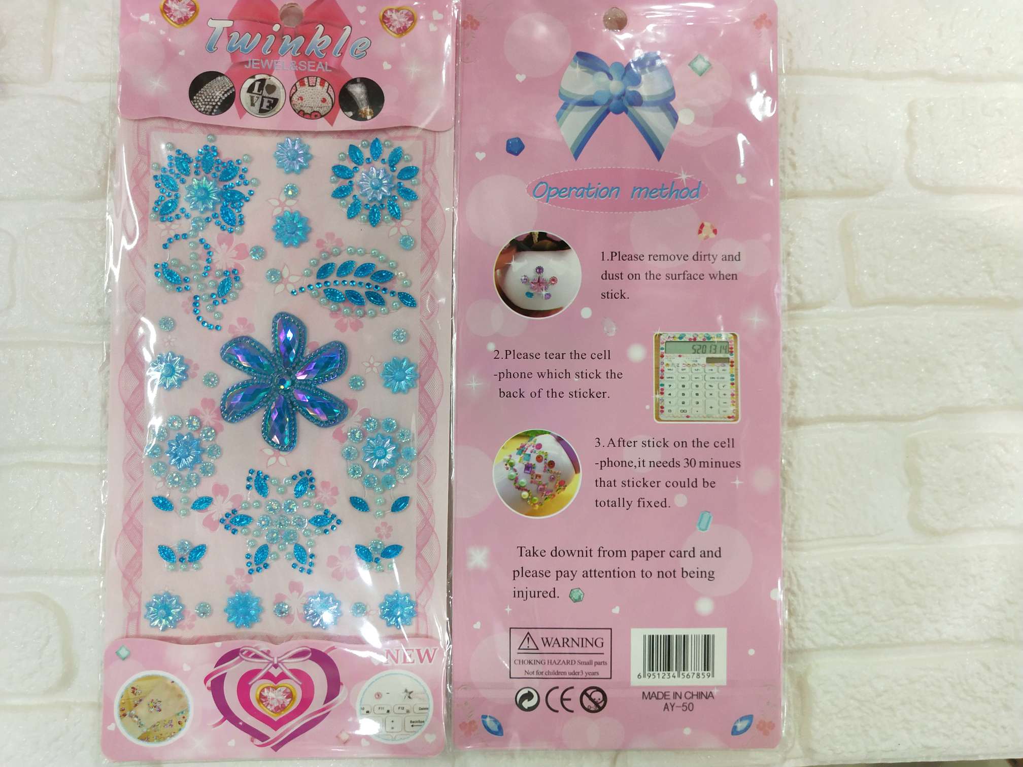 Espalda adhesivo resina acrílico taladrado adhesivo decorativo para teléfono móvil niños creativo artesanal DIY paste pago colores mezclados Specification image