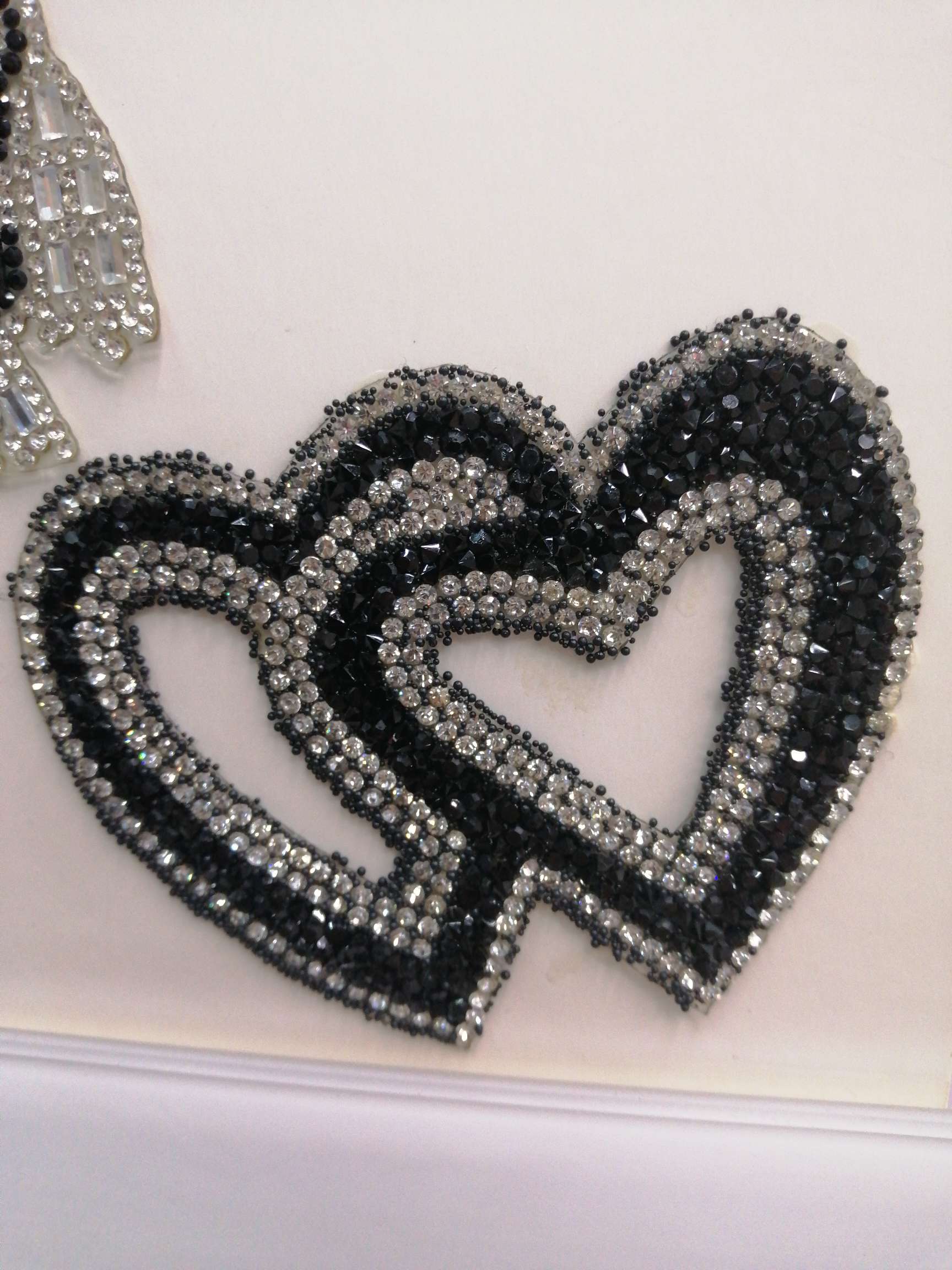 Black Double Heart Hot Picture
