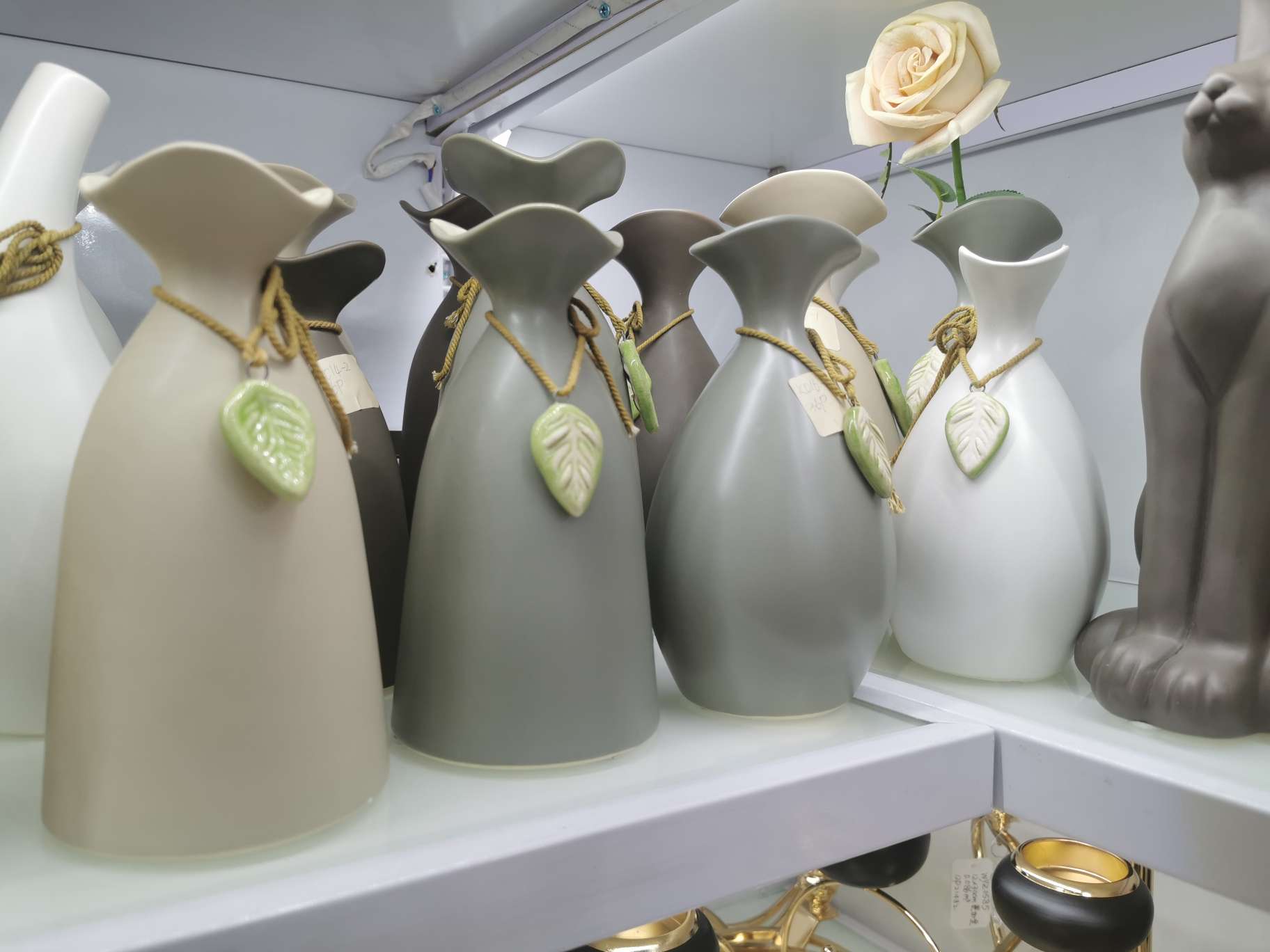 Small Vase With Single Branch details Picture