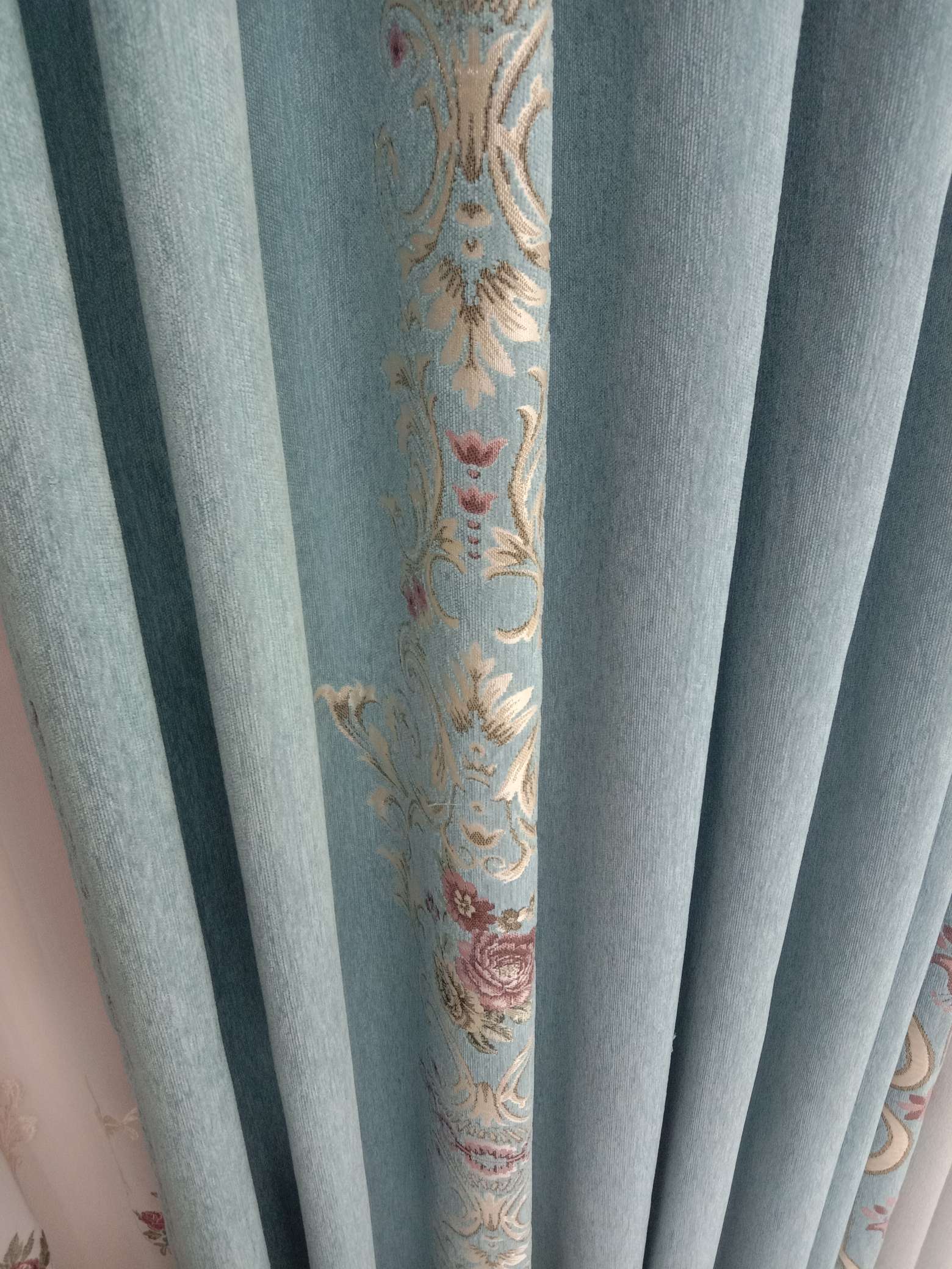 New style factory direct sales available for retail and wholesale. Kaxenier seamless splicing Chinese-style bedroom and living room fashion curtains undefined
