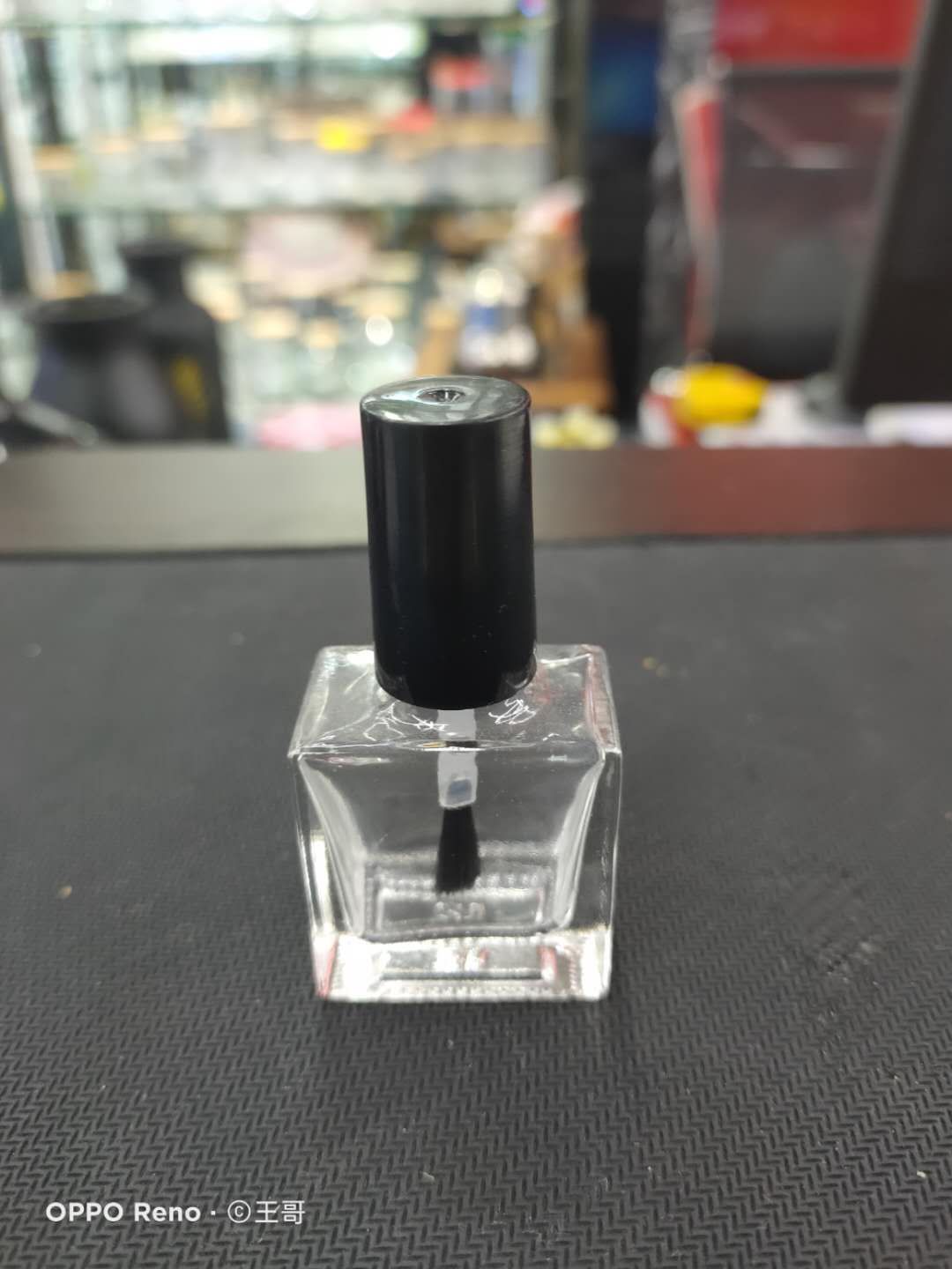 Nail polish, essential oils, perfume bottles